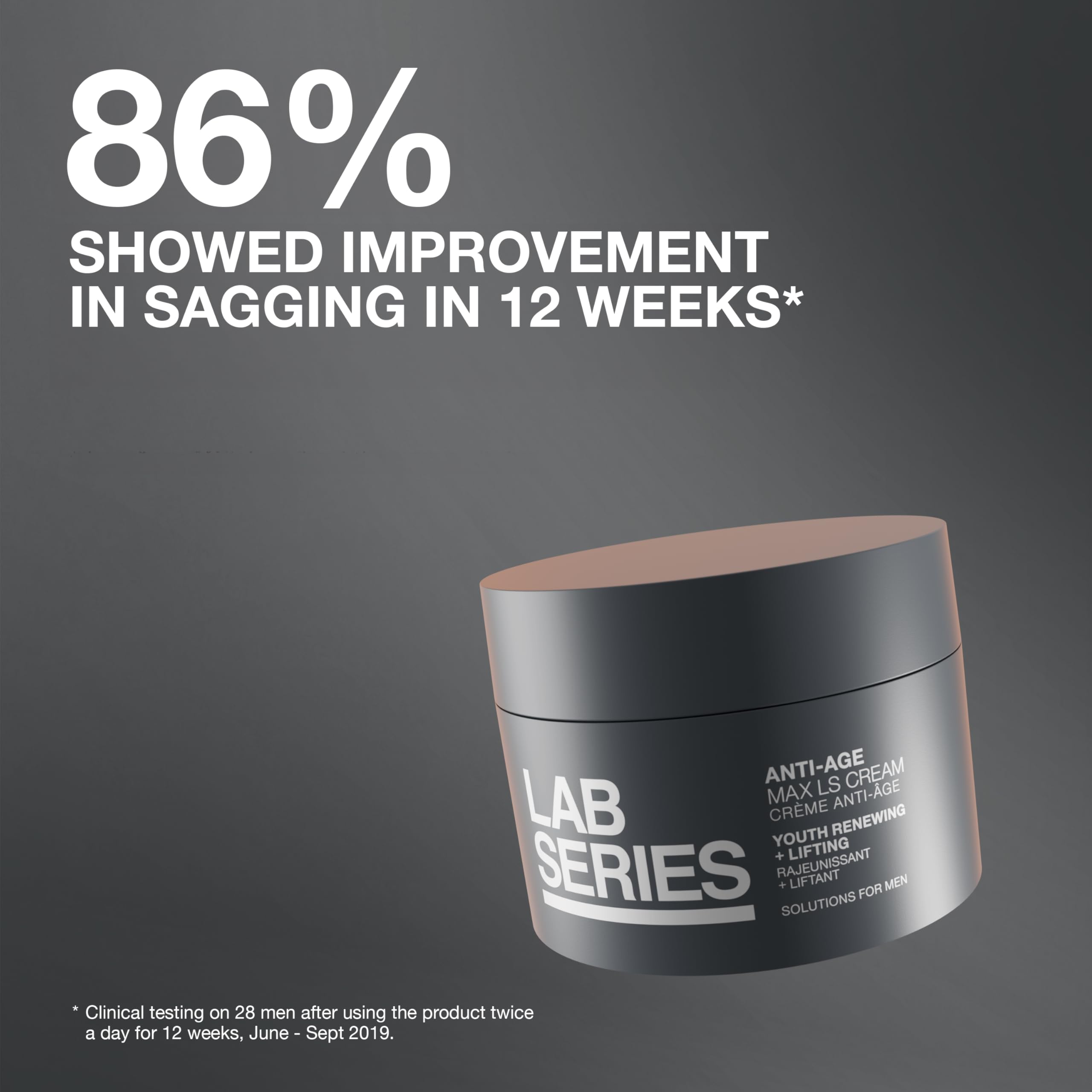 Lab Series Max LS Anti-Age Cream - Anti Aging Face Moisturizer - Face Lotion for Men - Visibly Reduces Fine Lines & Wrinkles, 1.
