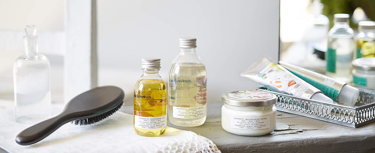 Davines Authentic Moisturizing Balm, Hydrating And Softening Action For Face, Body And Hair, Paraben Free Gentle Makeup Remover,