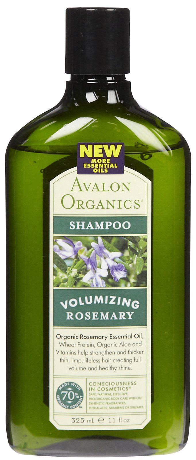 Avalon Organics Volumizing Shampoo - Rosemary - 11 oz