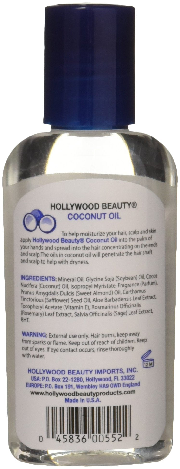 Hollywood Beauty Coconut Oil