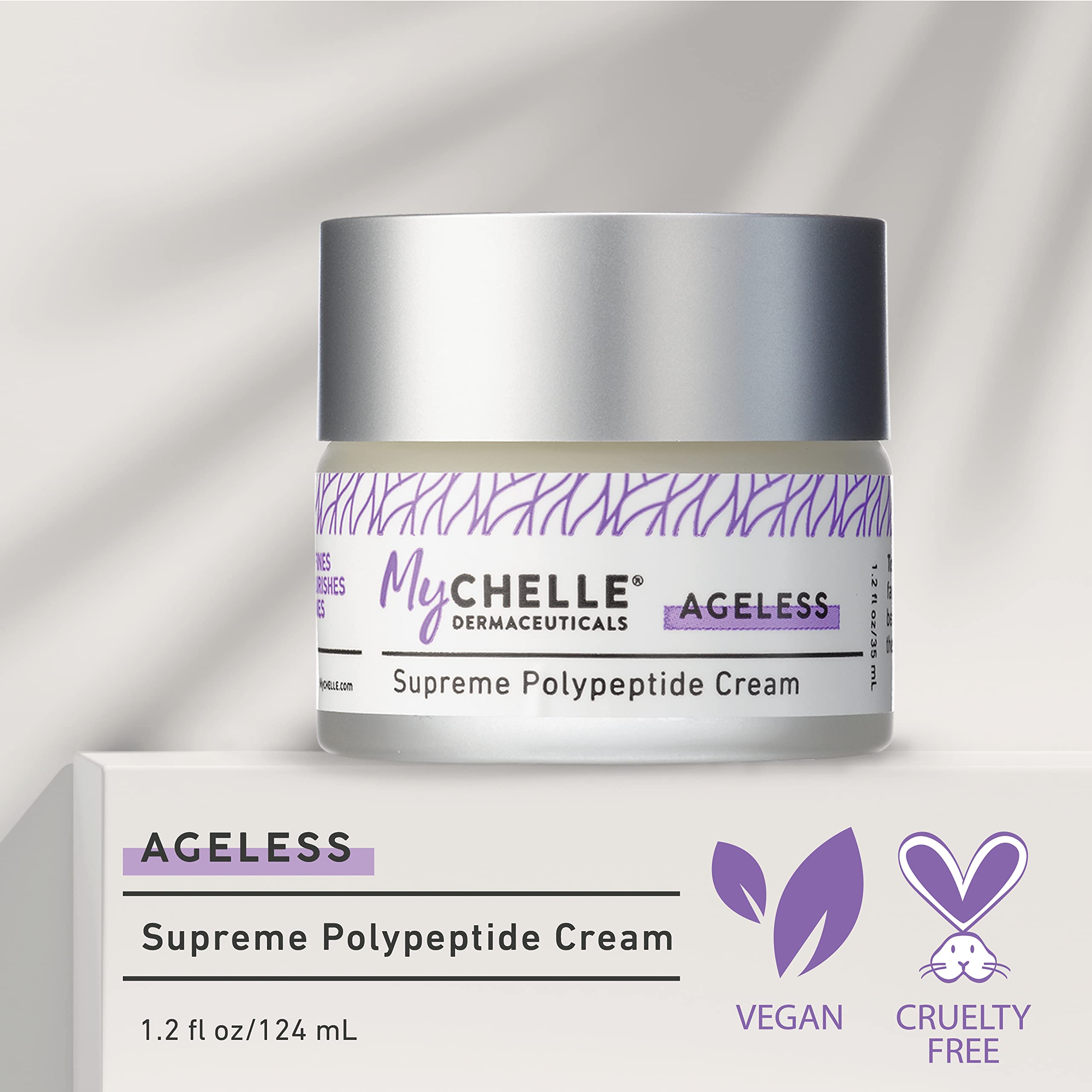 Mychelle Dermaceuticals Supreme Polypeptide Cream (1.2 Fl Oz) - Recontouring Anti-Aging Cream With Powerful Peptides, Help Lift