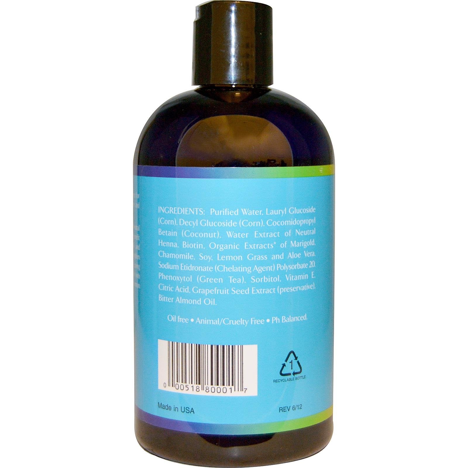 Rainbow Research Henna And Biotin Herbal Shampoo 12 Fl Ounce Liquid