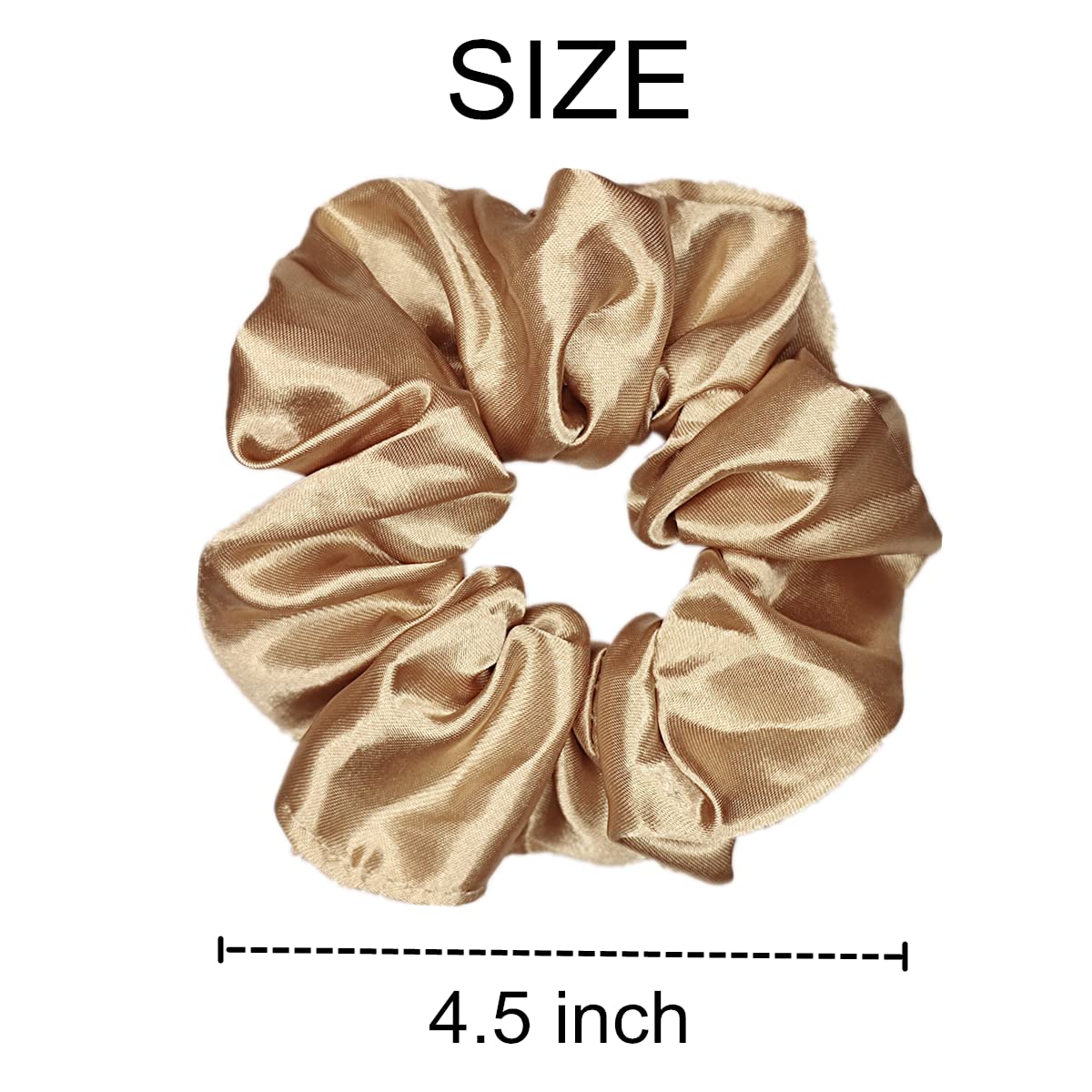 12 Pcs Satin Silk Scrunchies Soft Hair Ties Fashion Hair Bands Hair Bow Ropes Elastic Bracelets Ponytail Holders Hair Accessorie