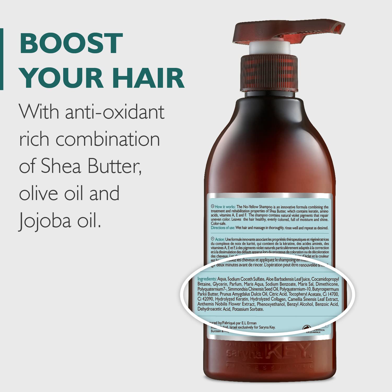 SARYNA KEY No-Yellow Shampoo (180ml/6.33oz)