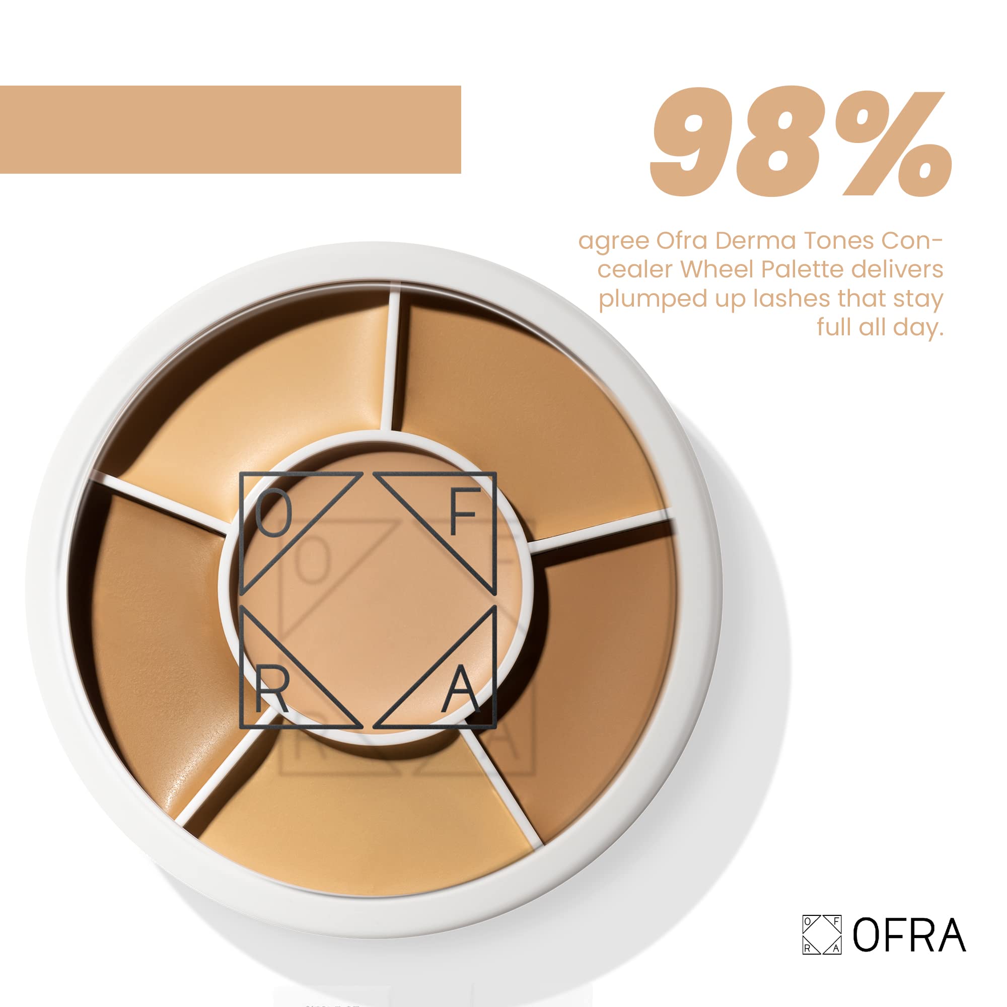 Ofra Derma Tones Concealer Wheel Palette for Women, 0.35 Ounce
