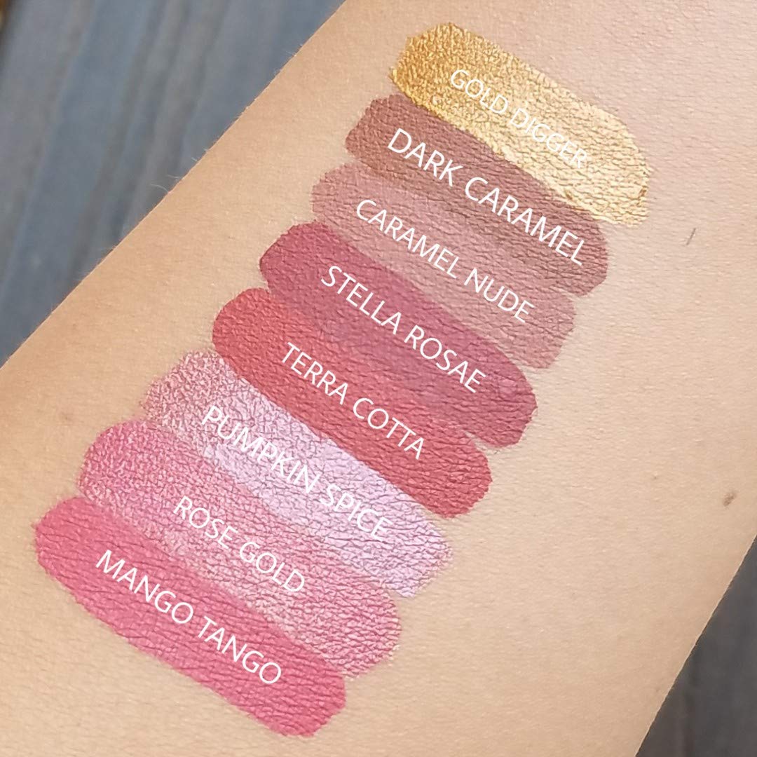 Aromi Rosy Chestnut Matte Liquid Lipstick | Warm, Earthy Rose Lip Color, Vegan, Cruelty-Free, Smudge Proof + Long-Lasting Lipsti