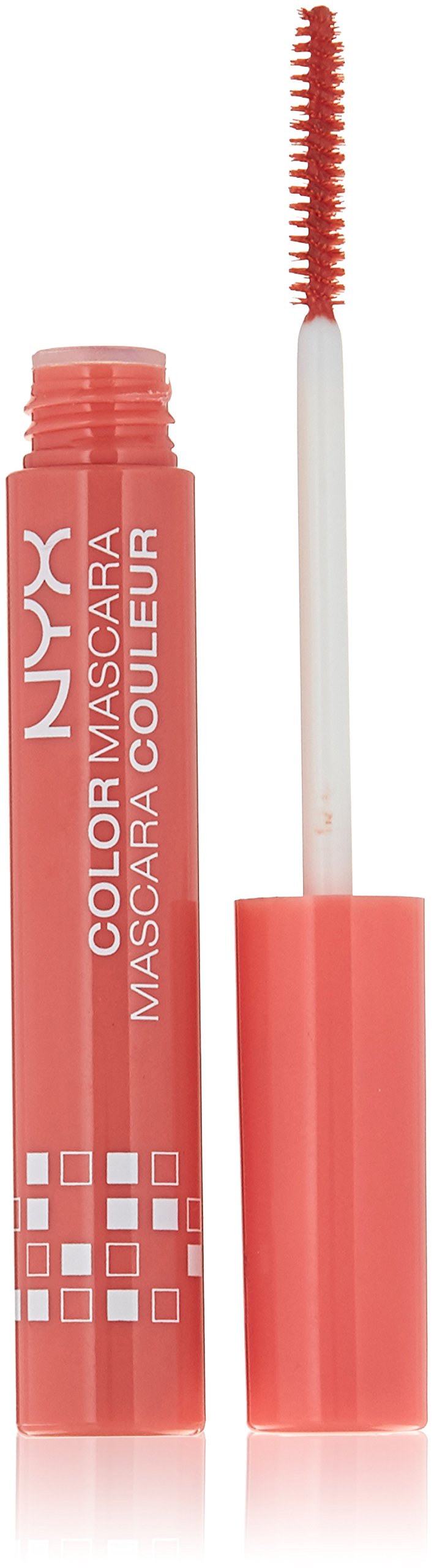 NYX Professional Makeup Color Mascara, Coral Reef, 0.32 Fluid Ounce