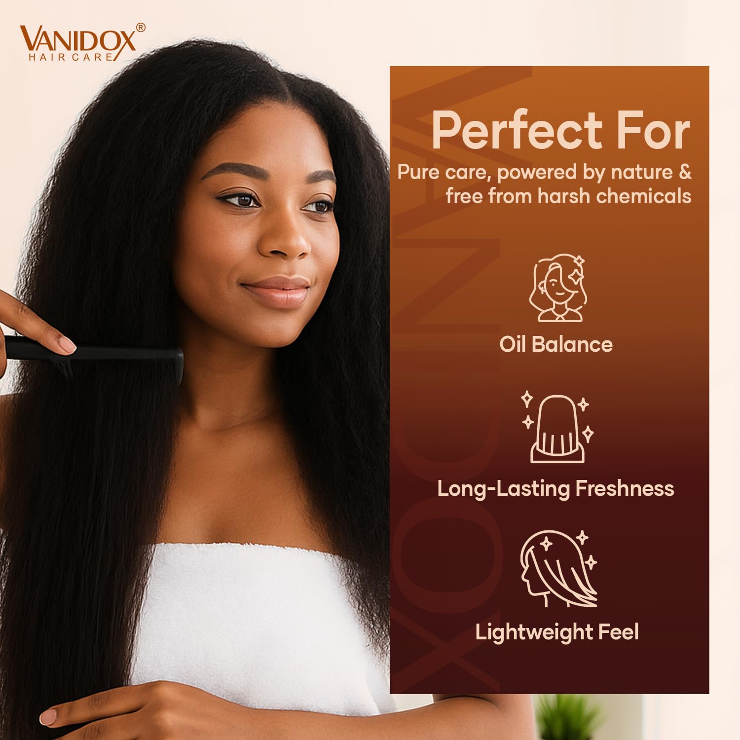 VANIDOX Batana Oil Shampoo - Biotin & Niacinamide Enriched - Sulfate-Free, Paraben-Free - Moisturizing & Strengthening Hair Clea