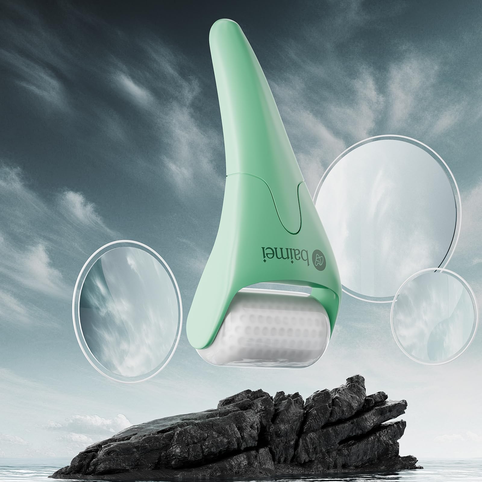 Baimei Icyme Cryotherapy Ice Roller And Gua Sha Facial Tools Reduces Puffiness Migraine Pain Relief, Skin Care Tools For Face Ma