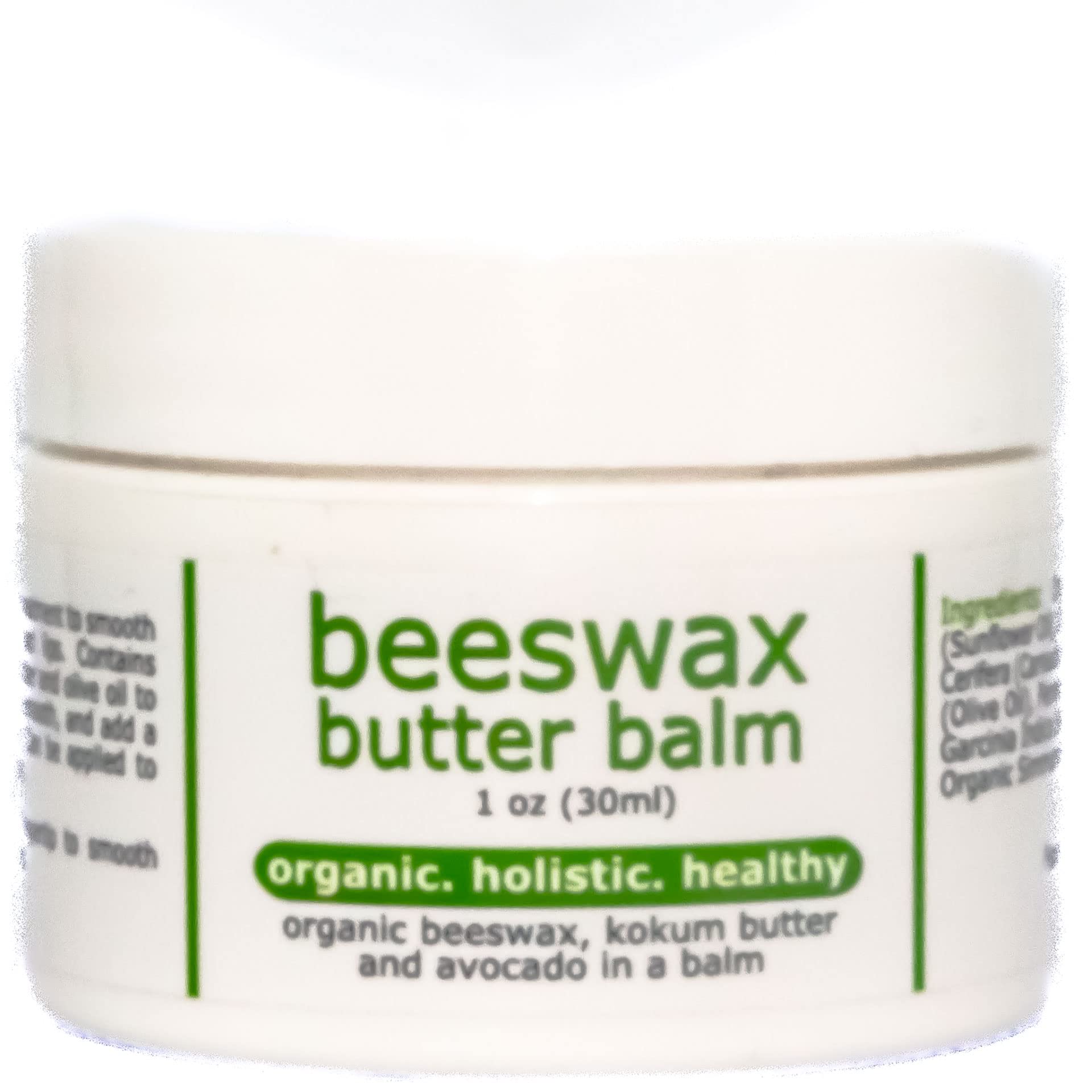 Made from Earth Beeswax Butter Balm: Organic, Holistic and Healthy, 1 oz