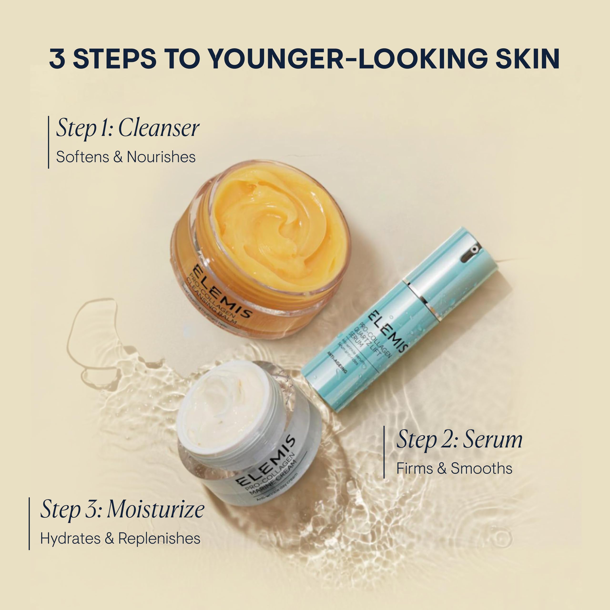 ELEMIS Pro-Collagen Quartz Lift Serum, Daily Treatment Helps to Reduce the Look of Wrinkles for Smoother, Firmer, and More Youth