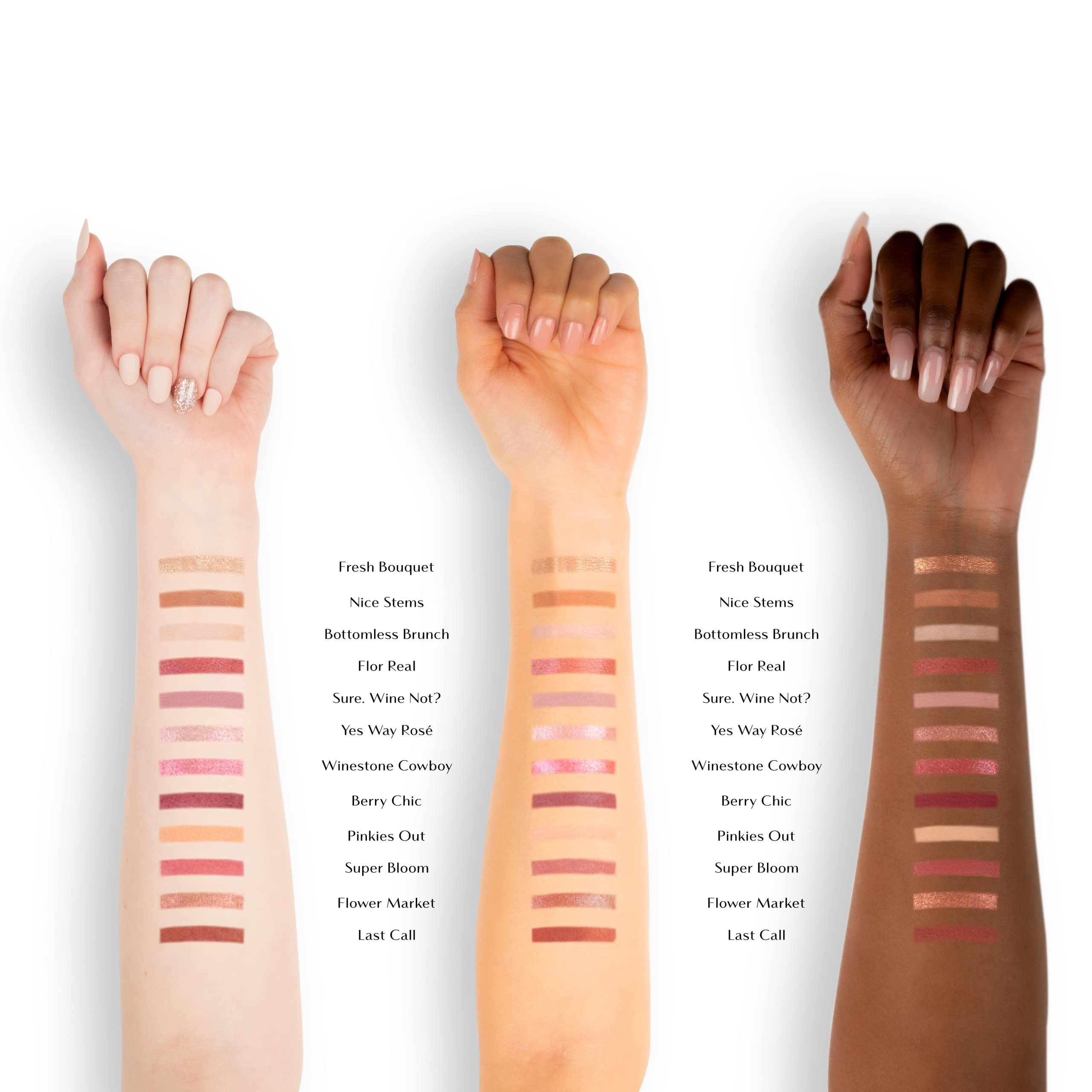 Physicians Formula Rosé All Play Eyeshadow Palette, 12 Pan, 0.48 oz, Bouquet, Ideal for Vibrant Eye Makeup Looks