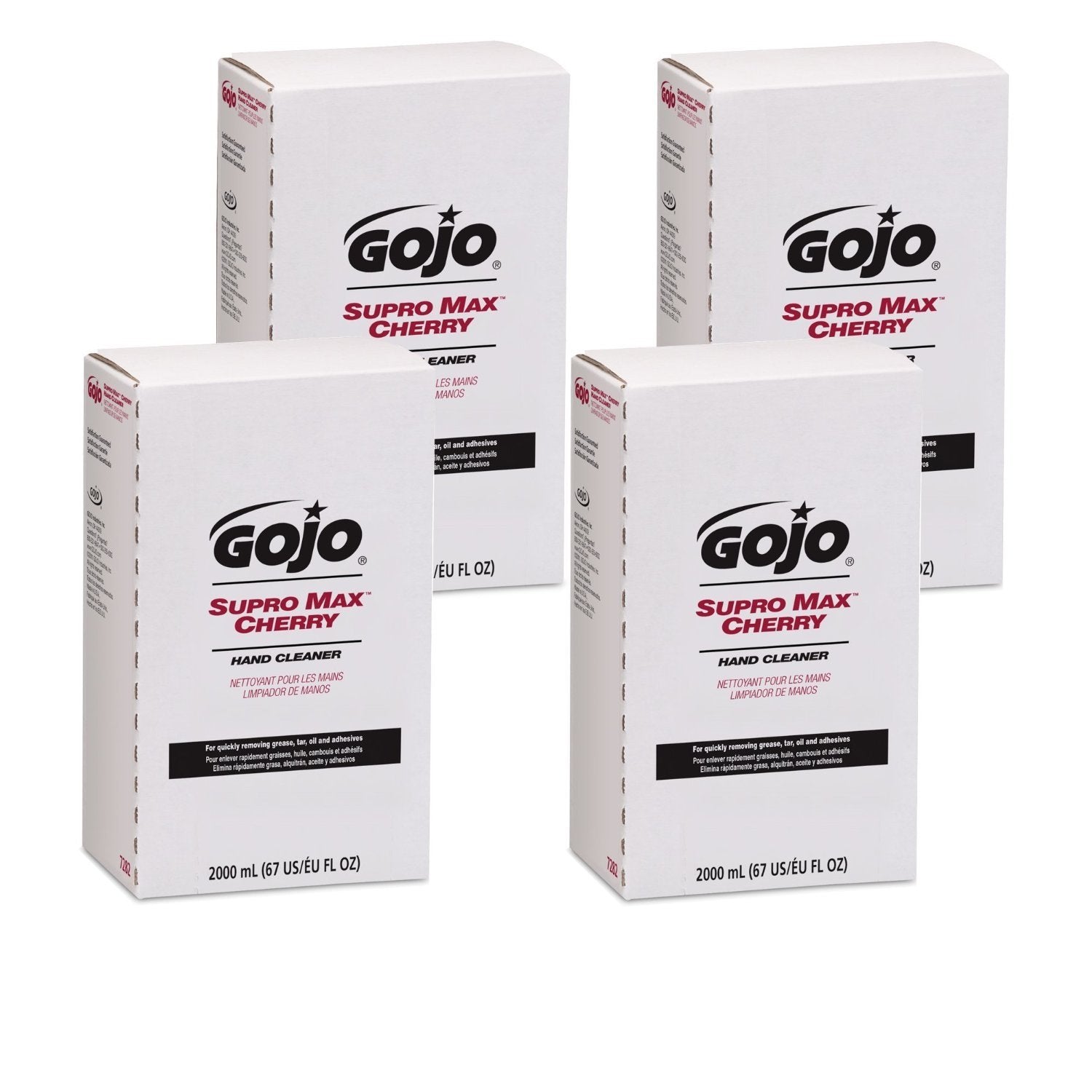 GOJO 2000 mL Refill Beige SUPRO MAX Cherry Scented Heavy Duty Hand Cleaner