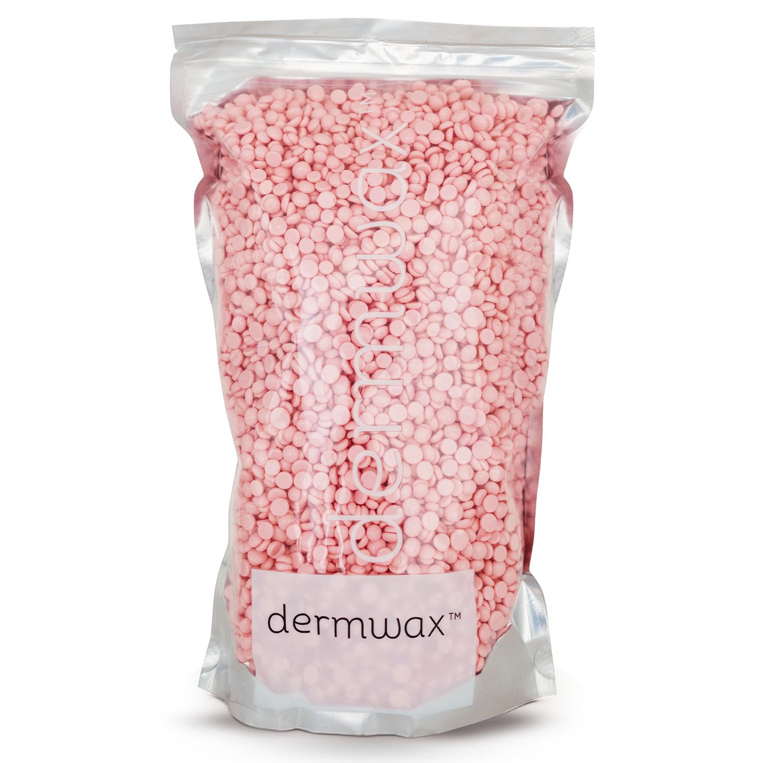 Dermwax Pink Chiffon Hard Wax Beads, Creamy Wax for Brazilian Hair Removal