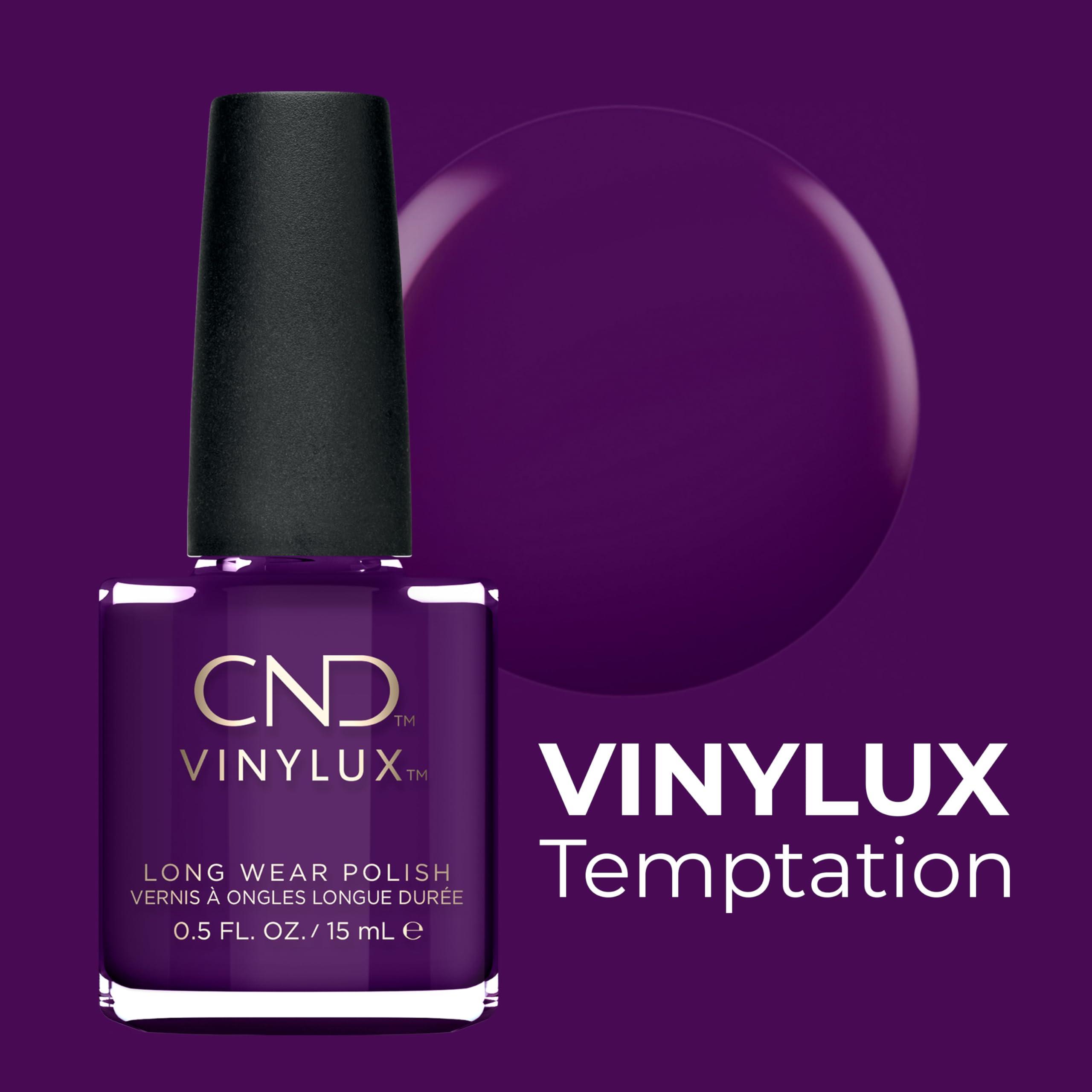 Cnd Vinylux Longwear Blue Nail Polish, Gel-Like Shine & Chip Resistant Color, 05 Fl Oz