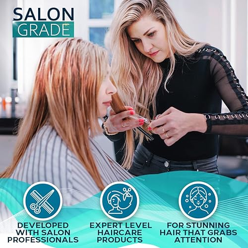 Biotin Hair Thickening Serum For Men And Women - Intense Strengthening Treatment Product With Natural Botanical Oil Blend To Hel