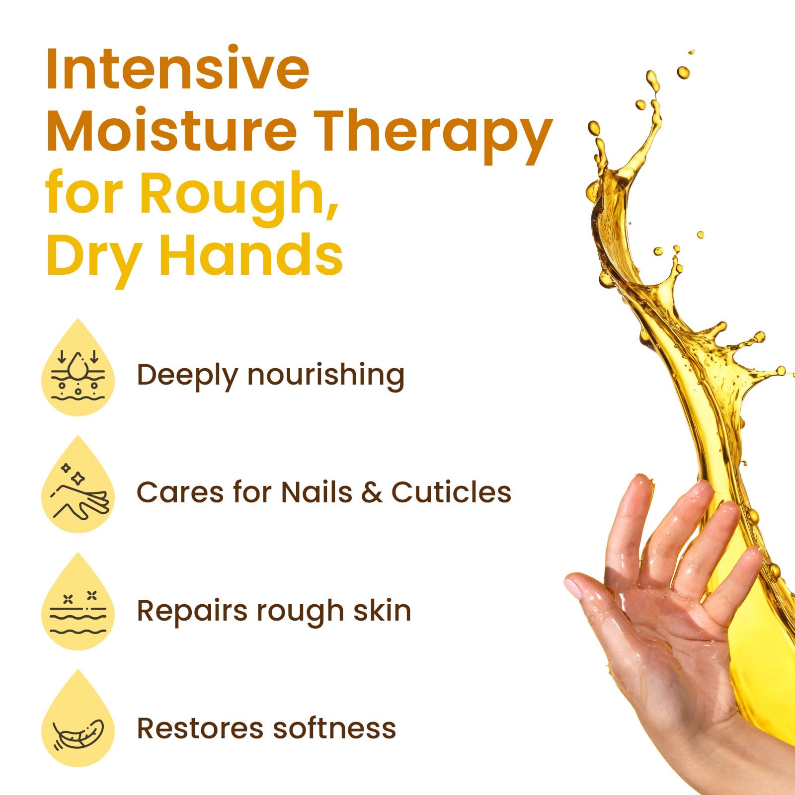 BLOOMORA Repairing Hand Mask for Dry Cracked Hands, Hand Masks with Shea Butter, Jojoba Oil & Vitamin E, Moisturizing Gloves, Sk
