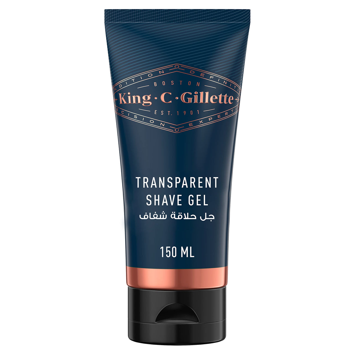 King C. Gillette Mens Transparent Shave Gel with White Tea and Argan Oil, 5oz
