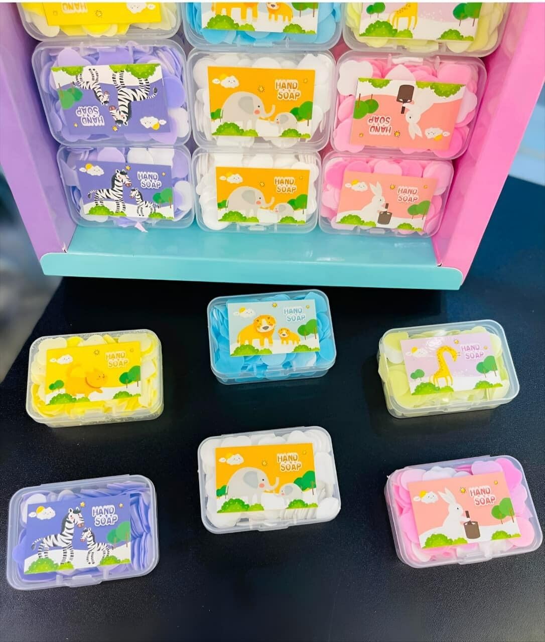 Elecsera Disposable Box Soap Portable Mini Paper Soap For Travelling Handwash Pack Of 3