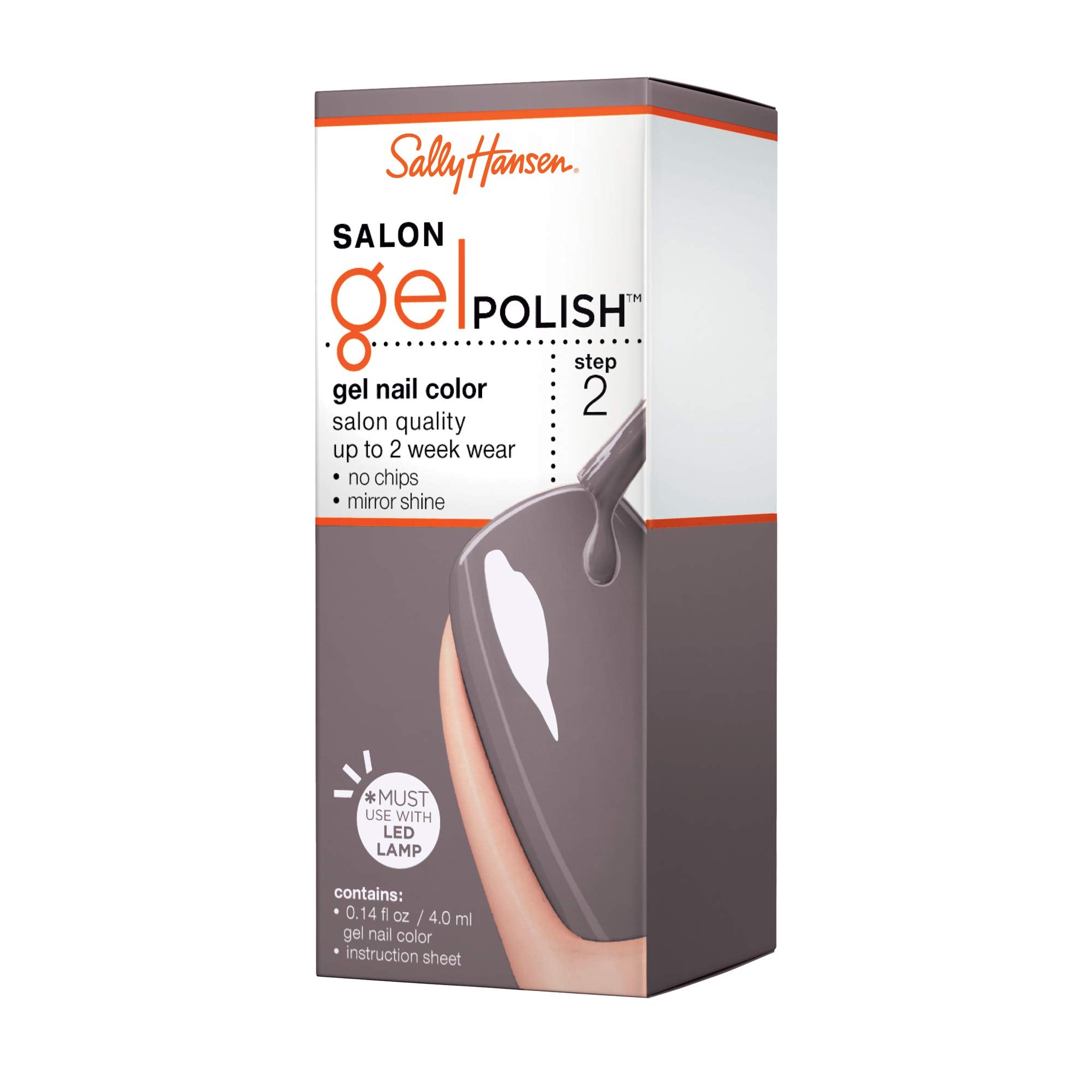 Sally Hansen Salon Pro Gel, Commander In Chic, 0.25 Fluid Ounce