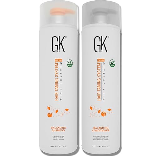 GK HAIR - Balancing Shampoo and Conditioner Set for Oily Hair, Clarifying & Refreshing Formula with Gentle Fragrance, Sulfate-Fr