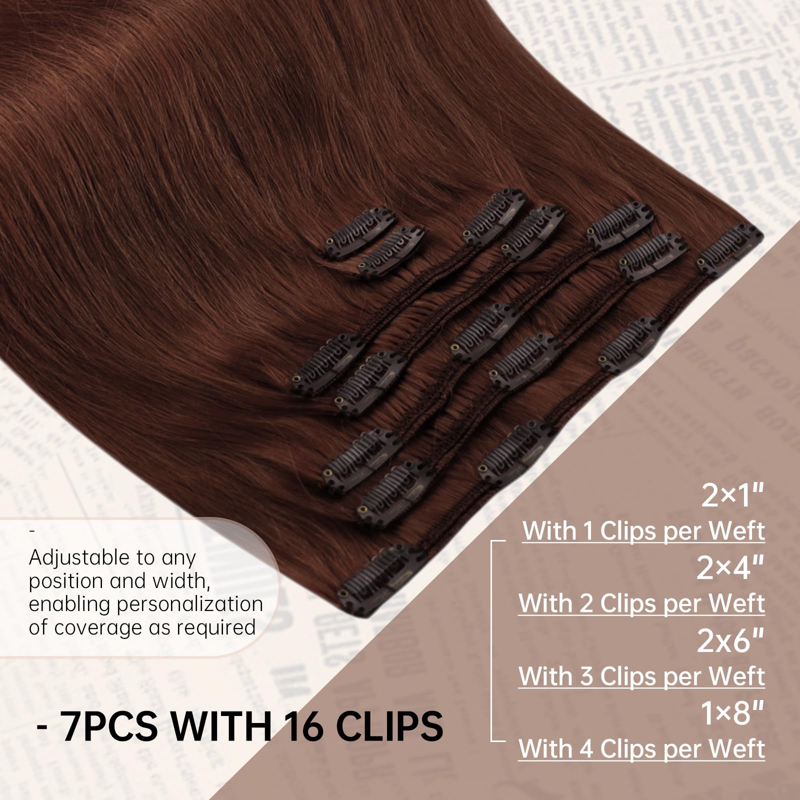Sunny Auburn Human Hair Clip Ins Extensions Long Clip Hair Extensions Auburn Clip In Hair Extensions Human Hair Auburn Hair Exte