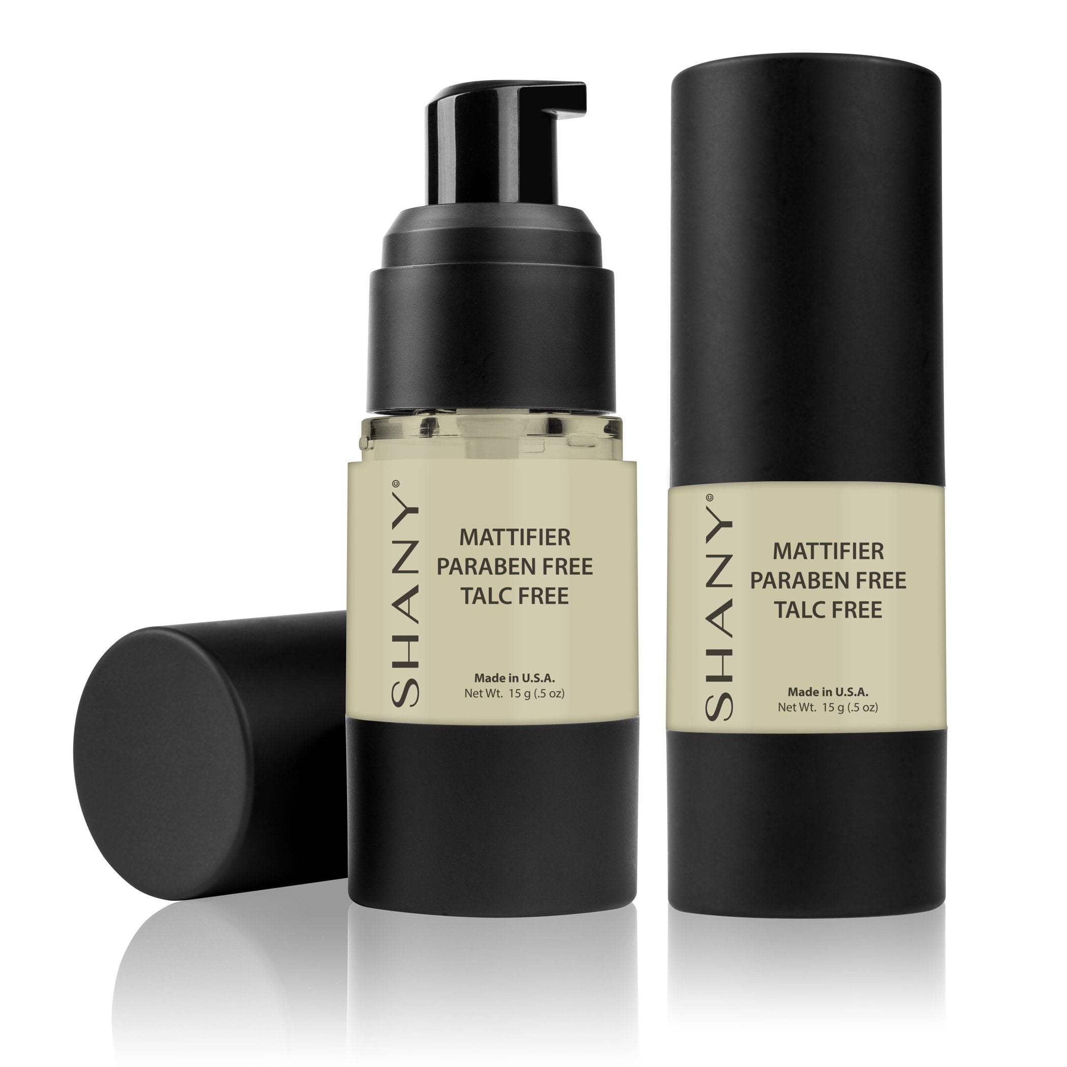 Shany Paraben Free/Talc Free Oil Control Mattifier - 0.5 Oz. Airless Pump