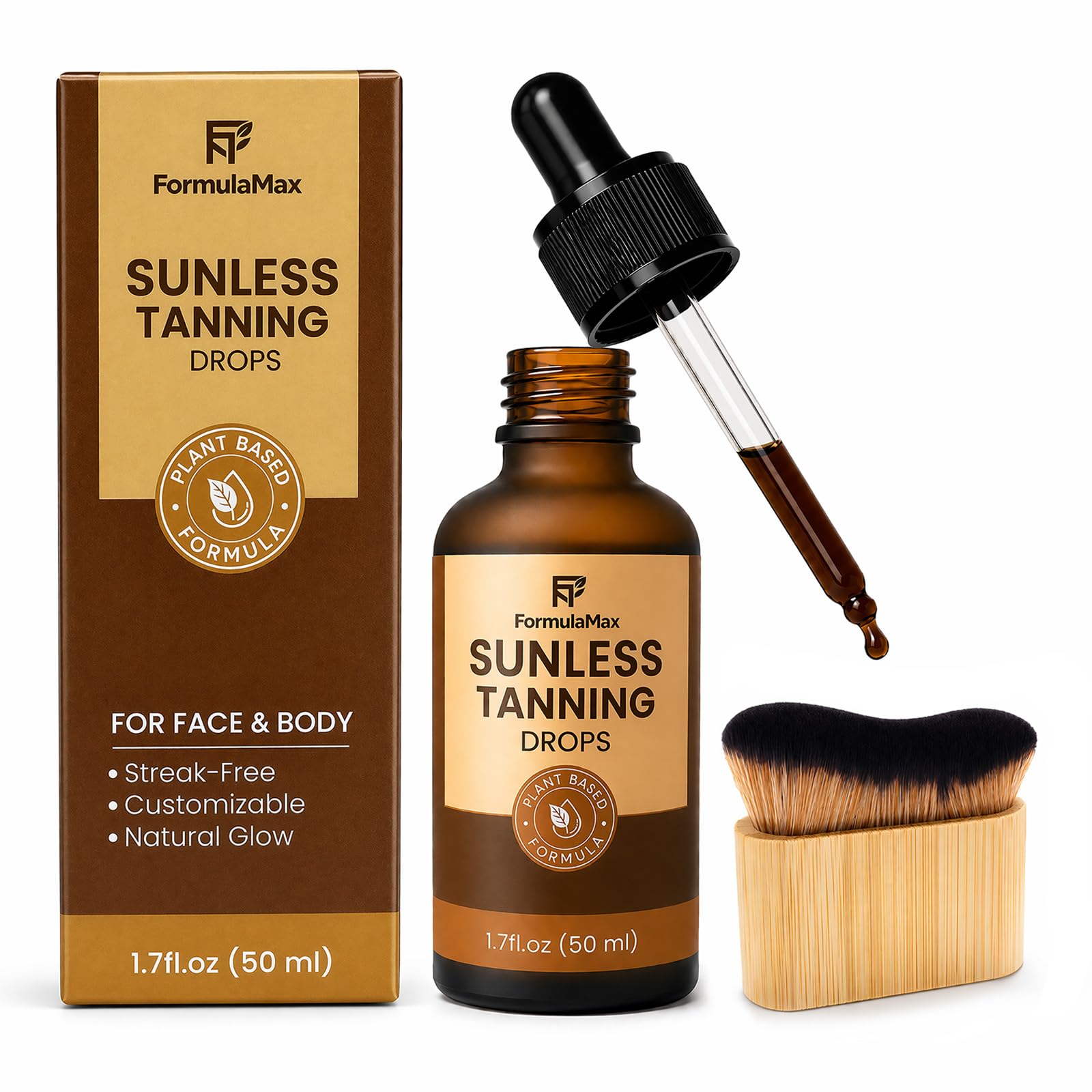 SelfTanning Drops for Face & Body, NaturalLooking Glow