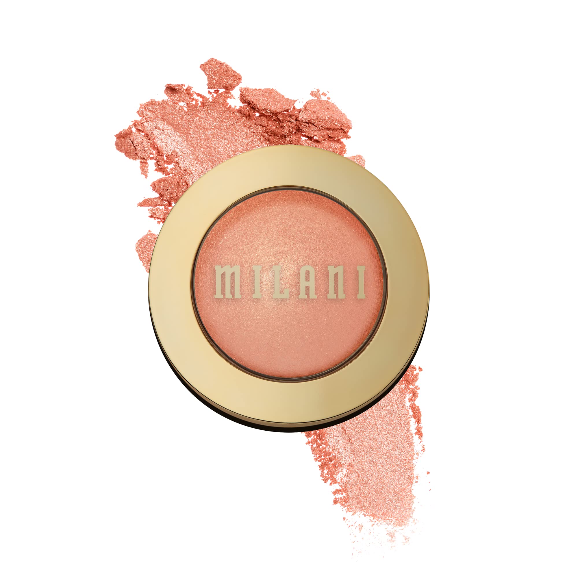 Milani Baked Blush - Luminoso (0.12 Ounce) Cruelty-Free Powder Blush - Shape, Contour & Highlight Face For A Shimmery Or Matte F