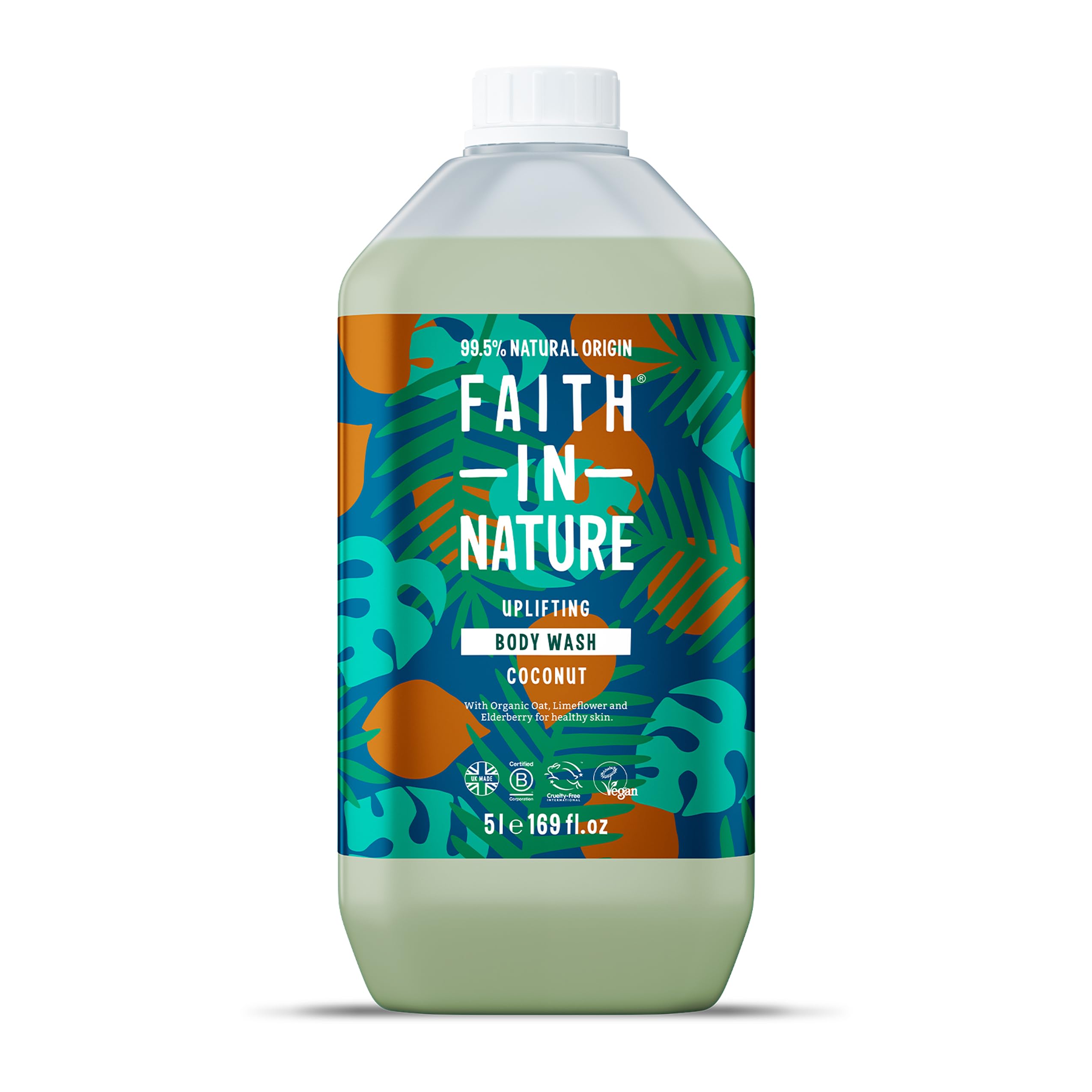 Faith In Nature Hydrating Coconut Body Wash 5litre Bottle