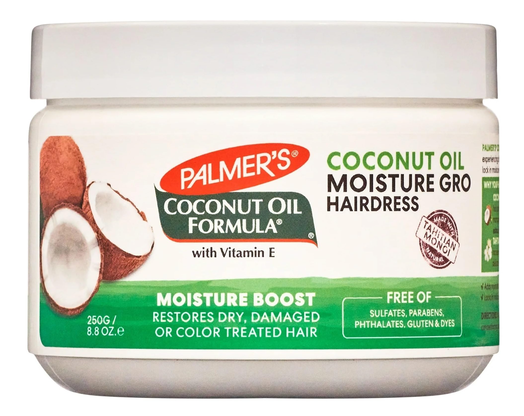 Palmer's Coconut Oil Formula Moisture Gro Hairdress, 8.8 Ounces (Pack of 2)