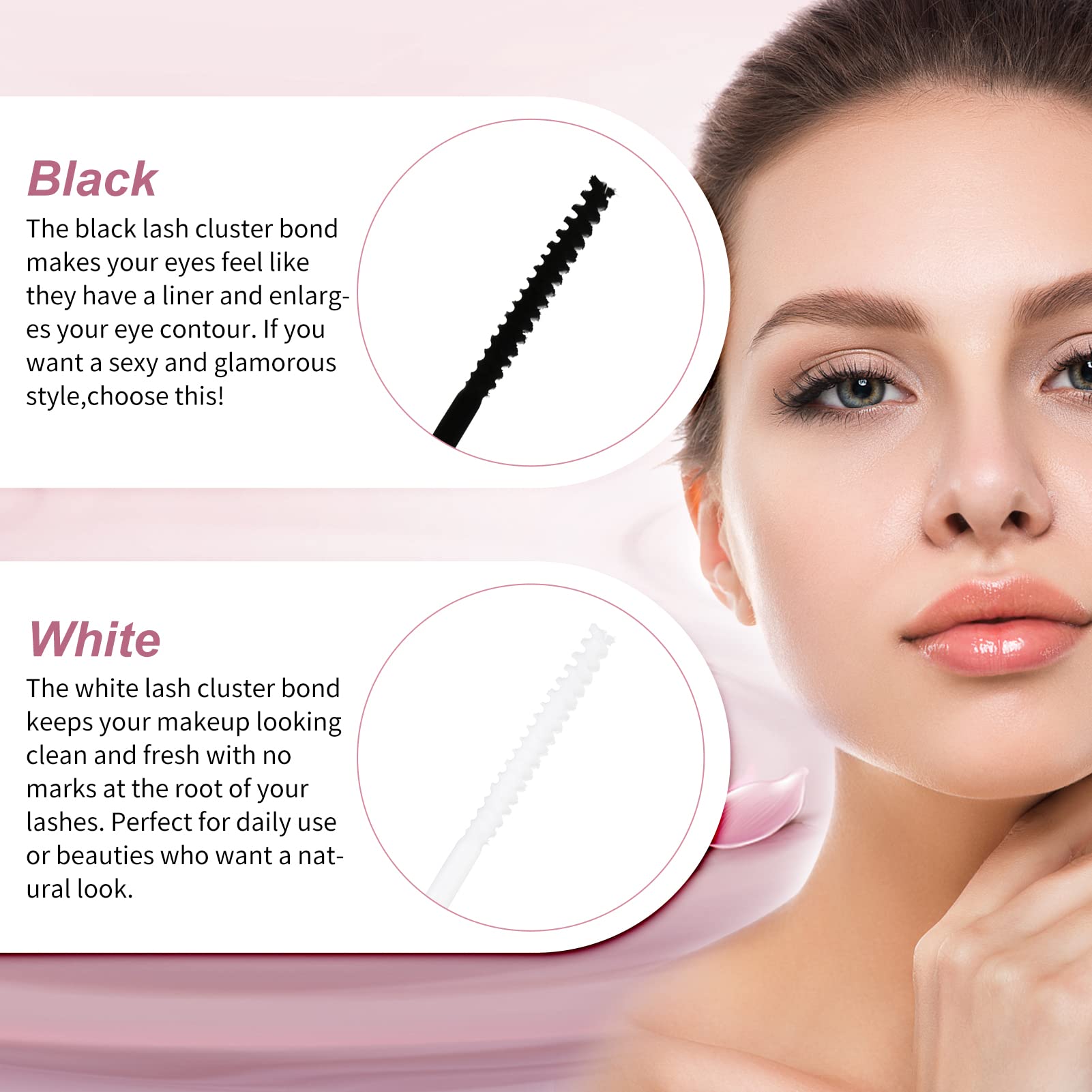 Individual Lash Glue Black Lash Bond Diy Lash Extension Glue Waterproof Cluster Lash Glue Long Lasting 48-72 Hours Eyelash Glue