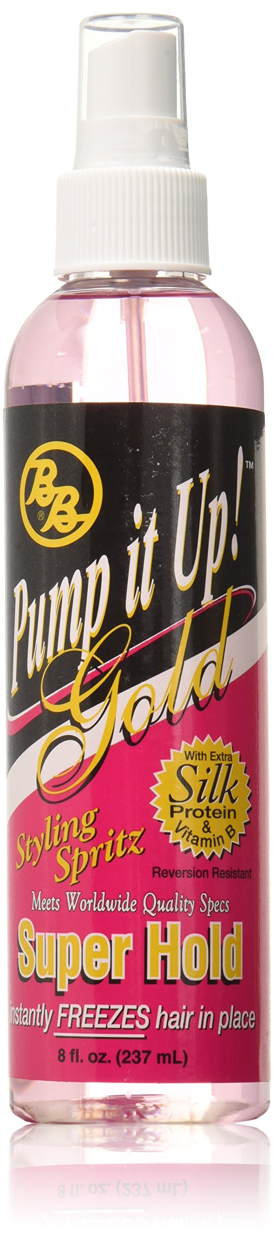 Bronner Brothers Pump It Up Spritz Gold, 8 Ounce