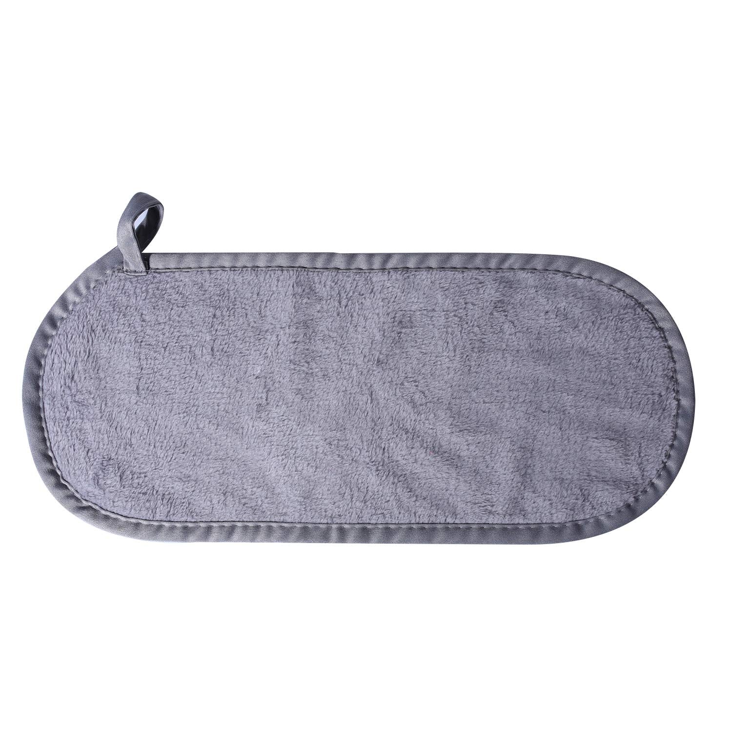 Klnyoo Microfiber Facial Cloths Face Towels Ultra Soft Fast Drying Washcloth Face Cloth For Bath 16 Inch X 6 Inch 6 Pack Gray