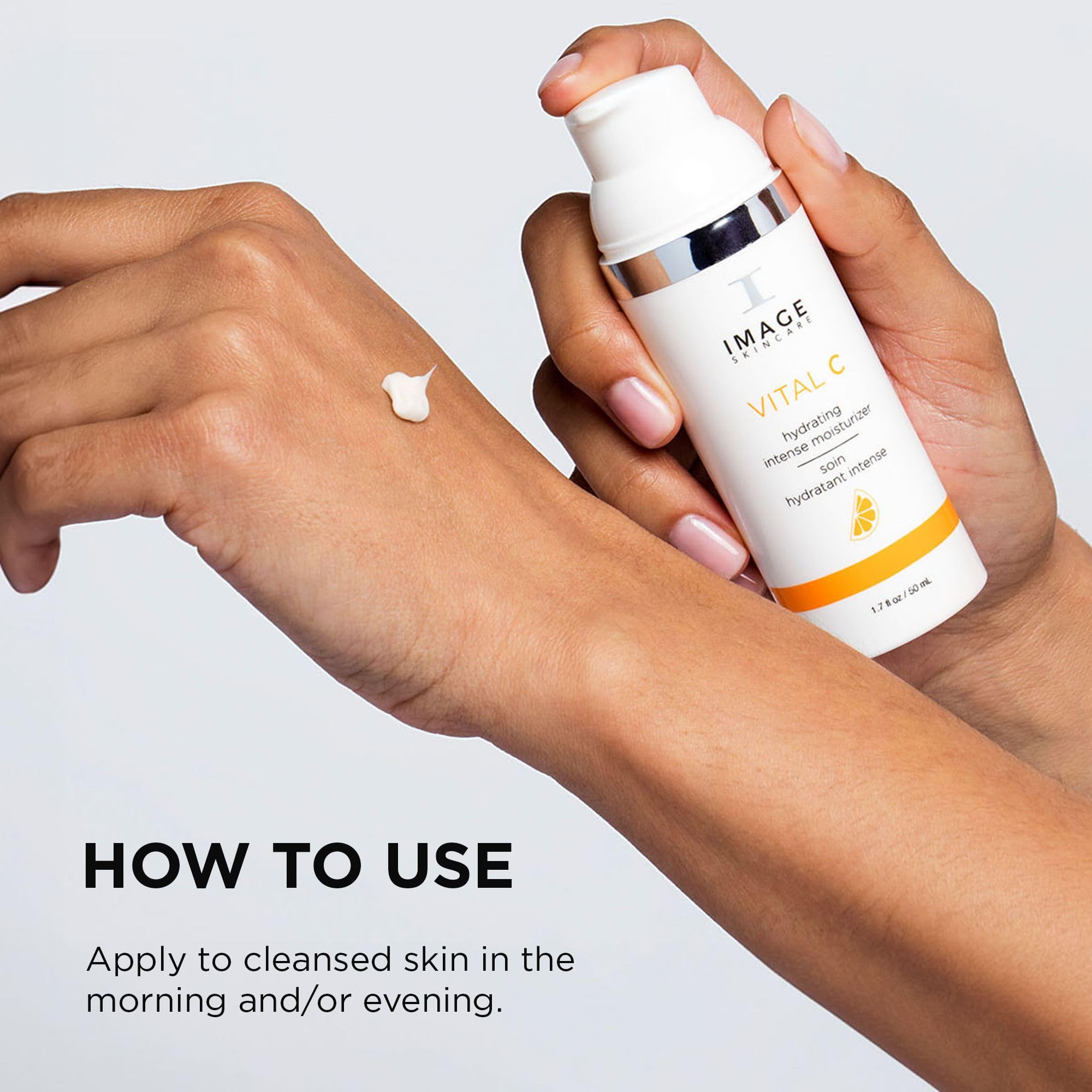 IMAGE Skincare, VITAL C Hydrating Intense Moisturizer, Lightweight Face Lotion with Hyaluronic Acid and Shea Butter, for Dry Ski
