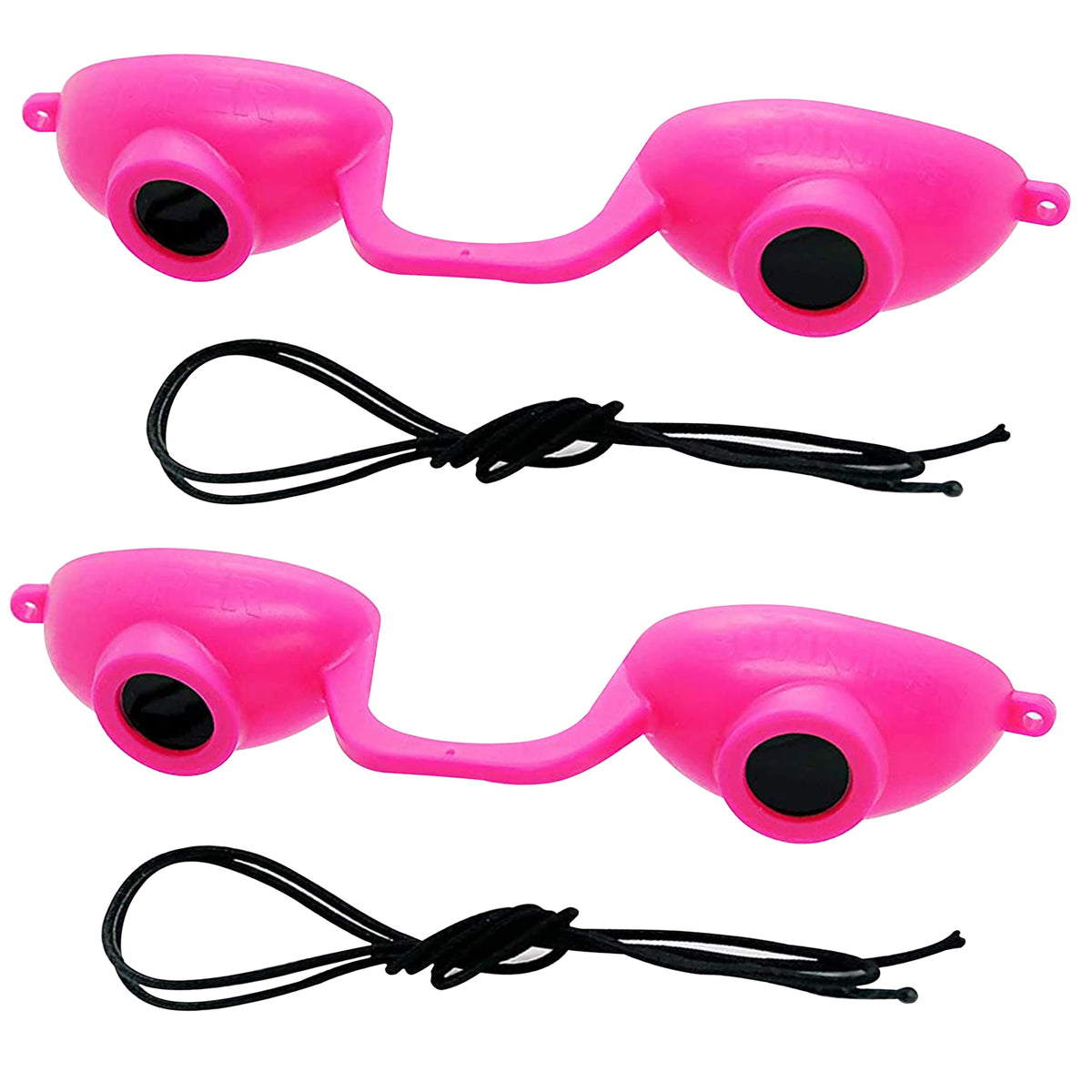 Super Sunnies Evo Flex Soft Tanning Bed Goggles for UV Eye Protection Use In Sun Tan Bed Or Booth (2 Pair, Pink), FDA Compliant