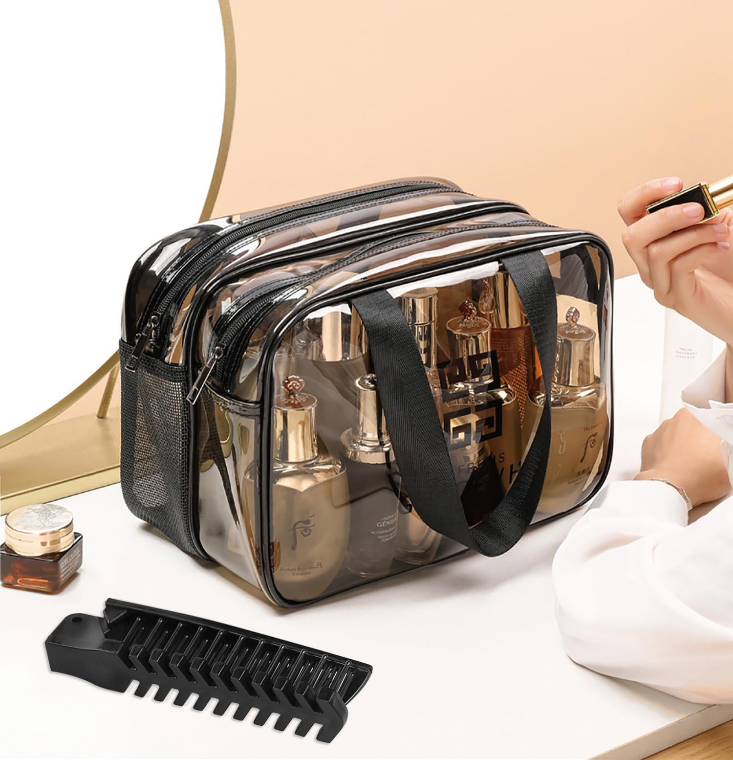 10 Pack Portable Travel Folding Comb And Brush Combo Compact Foldable Hair Brush Pocket Size Comb Double Headed For Women Men Ma