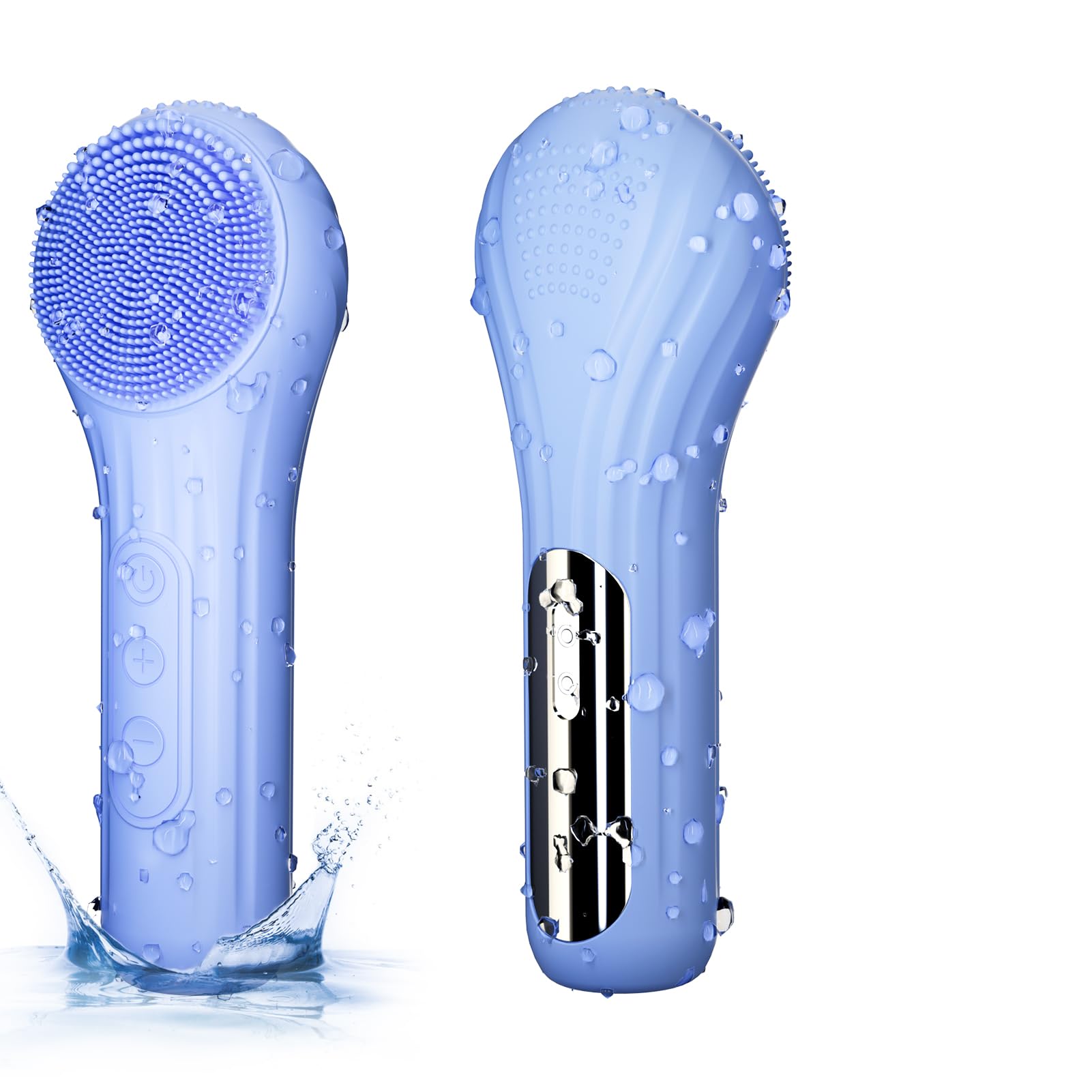 5 Modes Silicone Face Scrubber, Waterproof Face Scrubber Exfoliator For Men & Women, Rechargeable Electric Facial Cleansing Brus