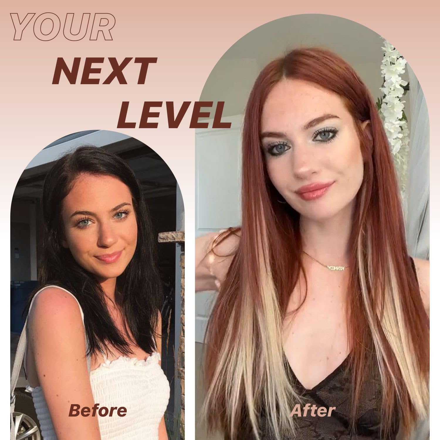 BrownBomb Cooper Blond Wear and Go Glueless Wigs Pre Plucked Pre Cut for Beginners Synthetic Lace Front Wigs For Woman With Bang