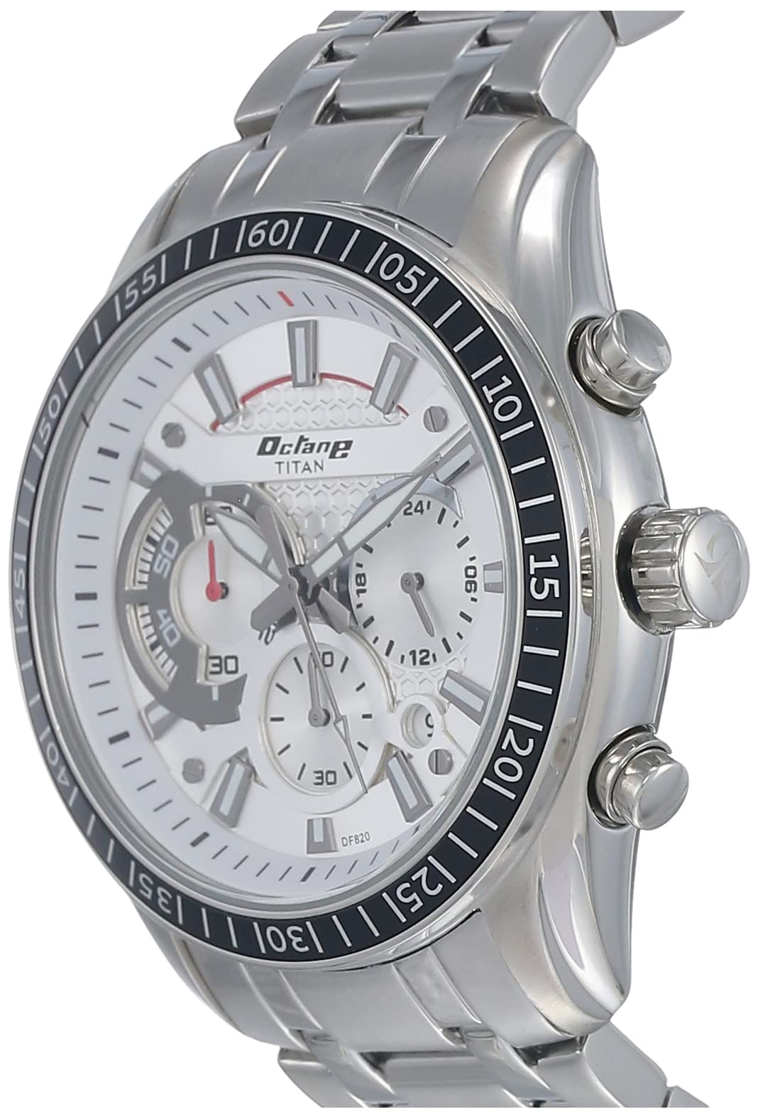 Titan Analog Silver Dial MenS Watch-90077Km01
