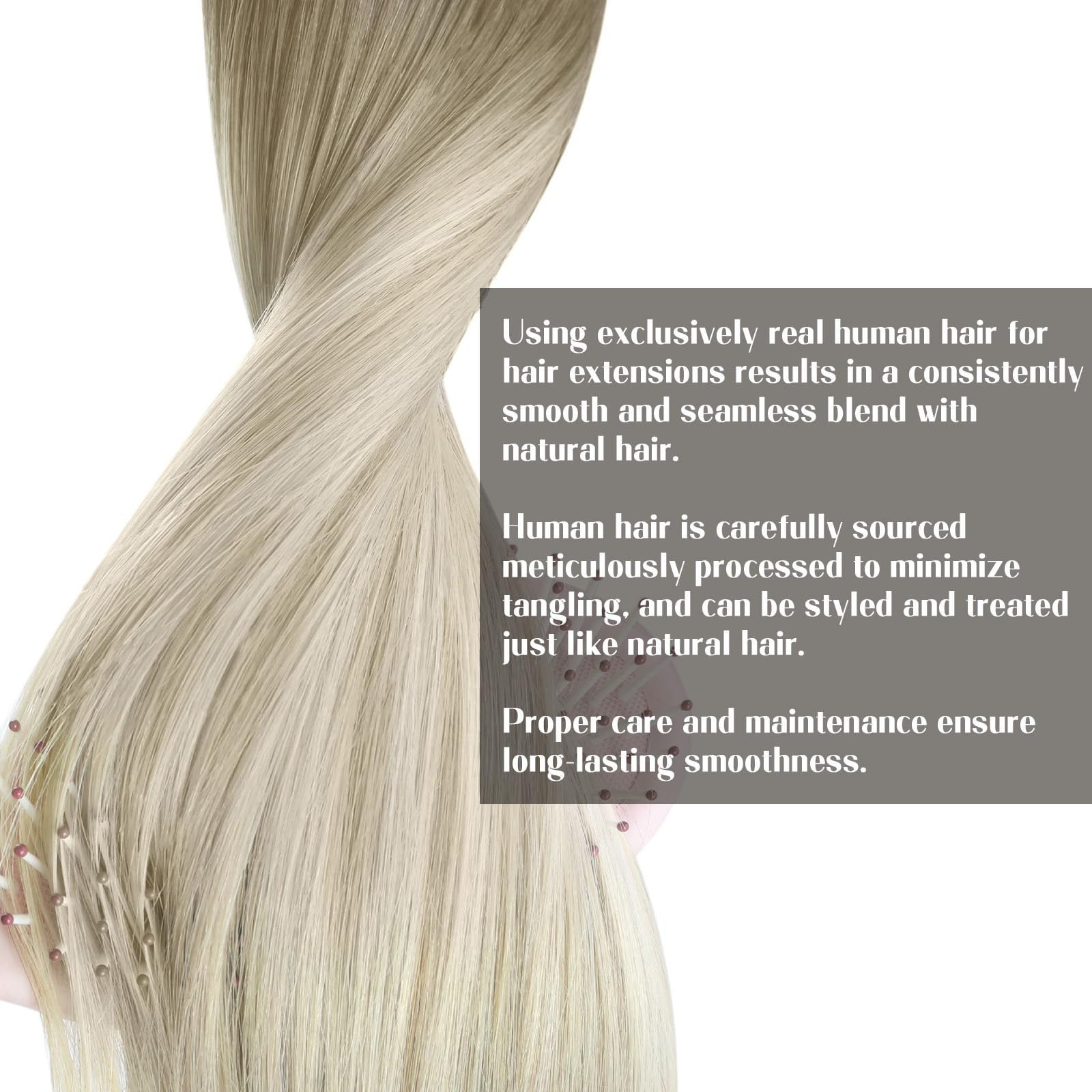Sunny Human Hair Weft Extensions Ombre Blonde Sew In Hair Extensions Ash Blonde Roots To Platinum Blonde Highlights Weft Hair Ex