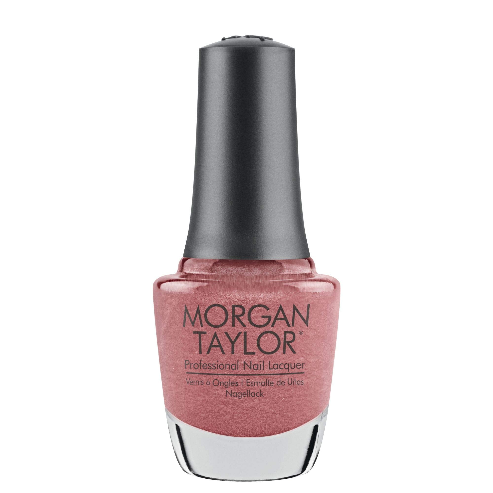 Morgan Taylor Nail Lacquer (Tex'as Me Later) Pink Nail Polish, Finger Nail Polish, Long Lasting Nail Polish, Red Pink Nail Lacqu