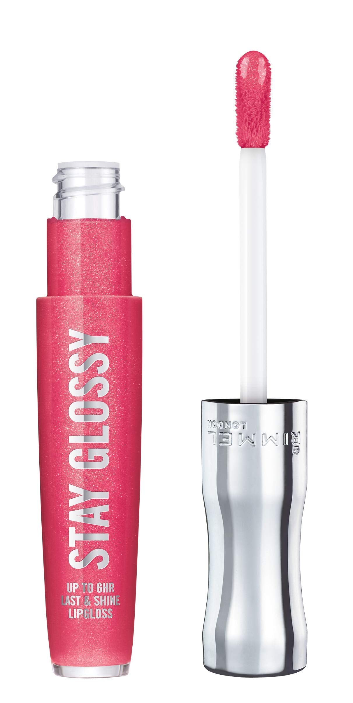 Rimmel Stay Glossy 6Hr Lip Gloss, Ready To Flamingle, 0.18 Fl Oz (Pack Of 1)