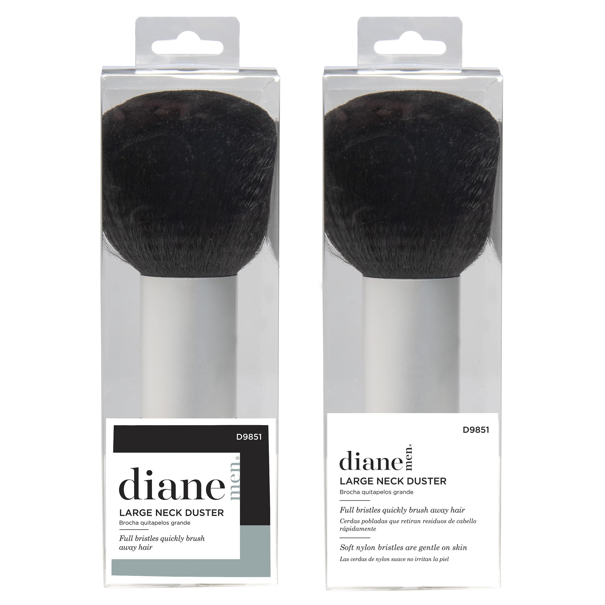 Diane Neck Duster - Barber and Salon Brush to Remove Loose Hair from Neckline and Ears After Haircut, Professional and Home Use,