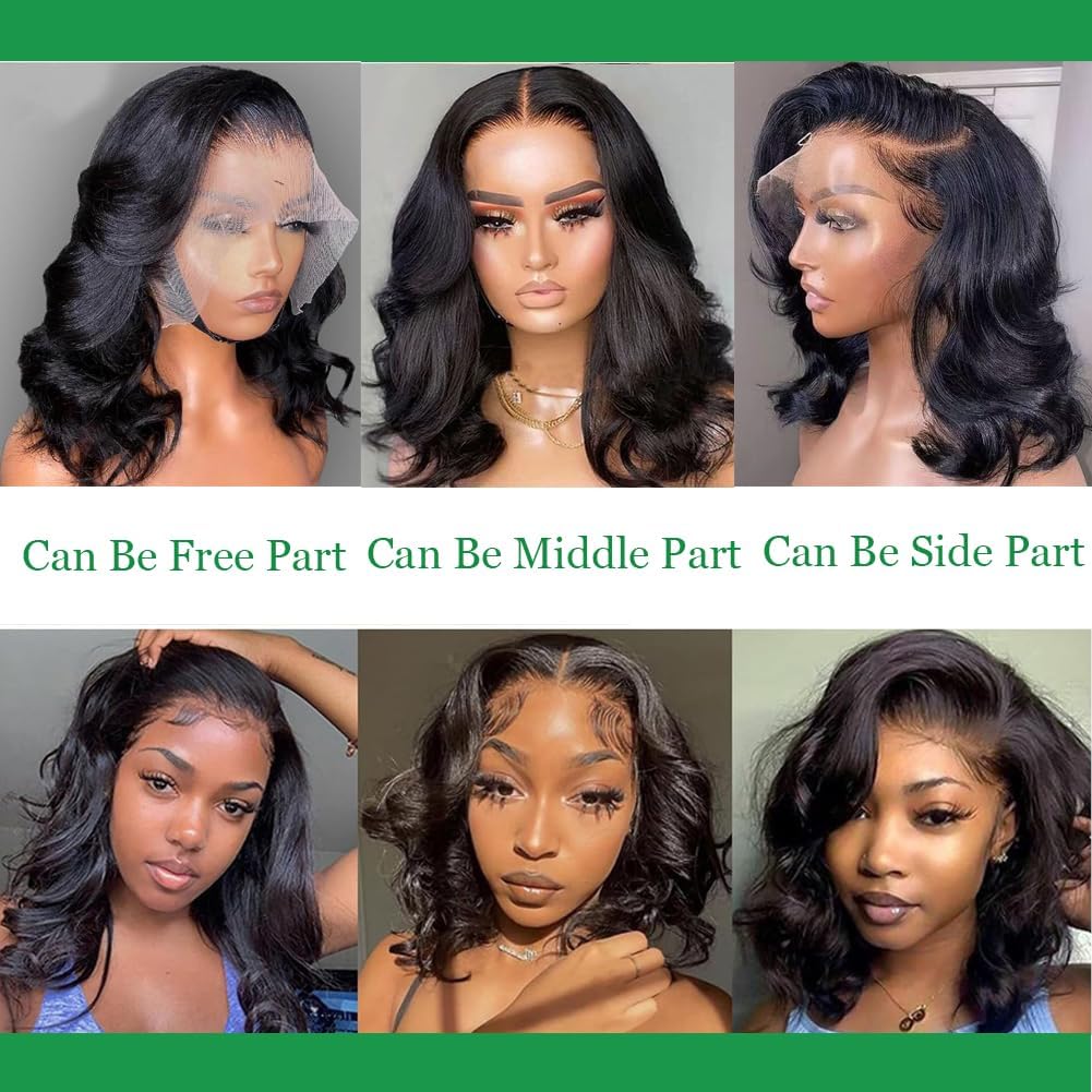 Douyin Bob Wig Human Hair 13X4 Frontal Lace Wig Body Wave Hd Lace Front Wigs Human Hair Pre Plucked Glueless Bob Wigs For Women