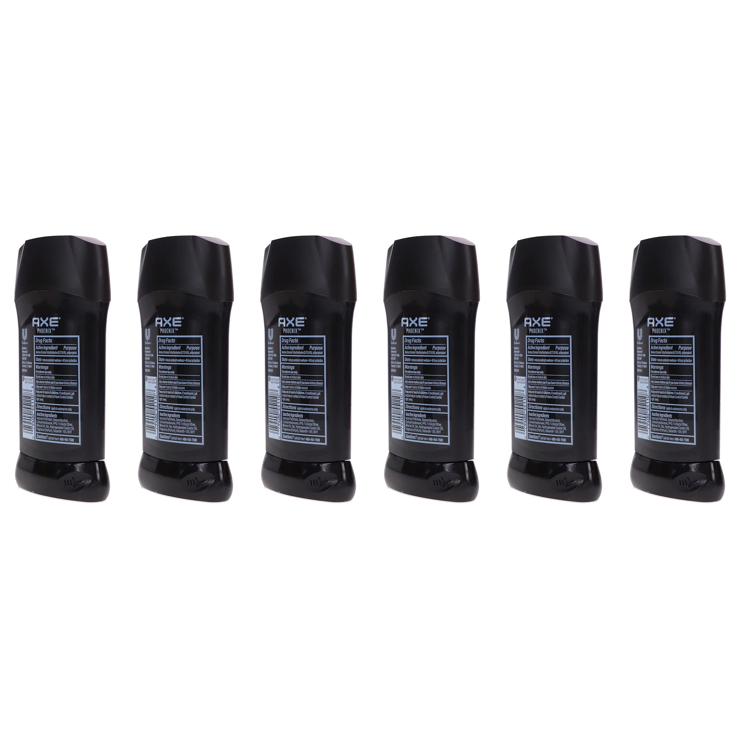 Axe Dry Anti-Perspirant Deodorant Phoenix, 2.7 Ounce (Pack of 6)