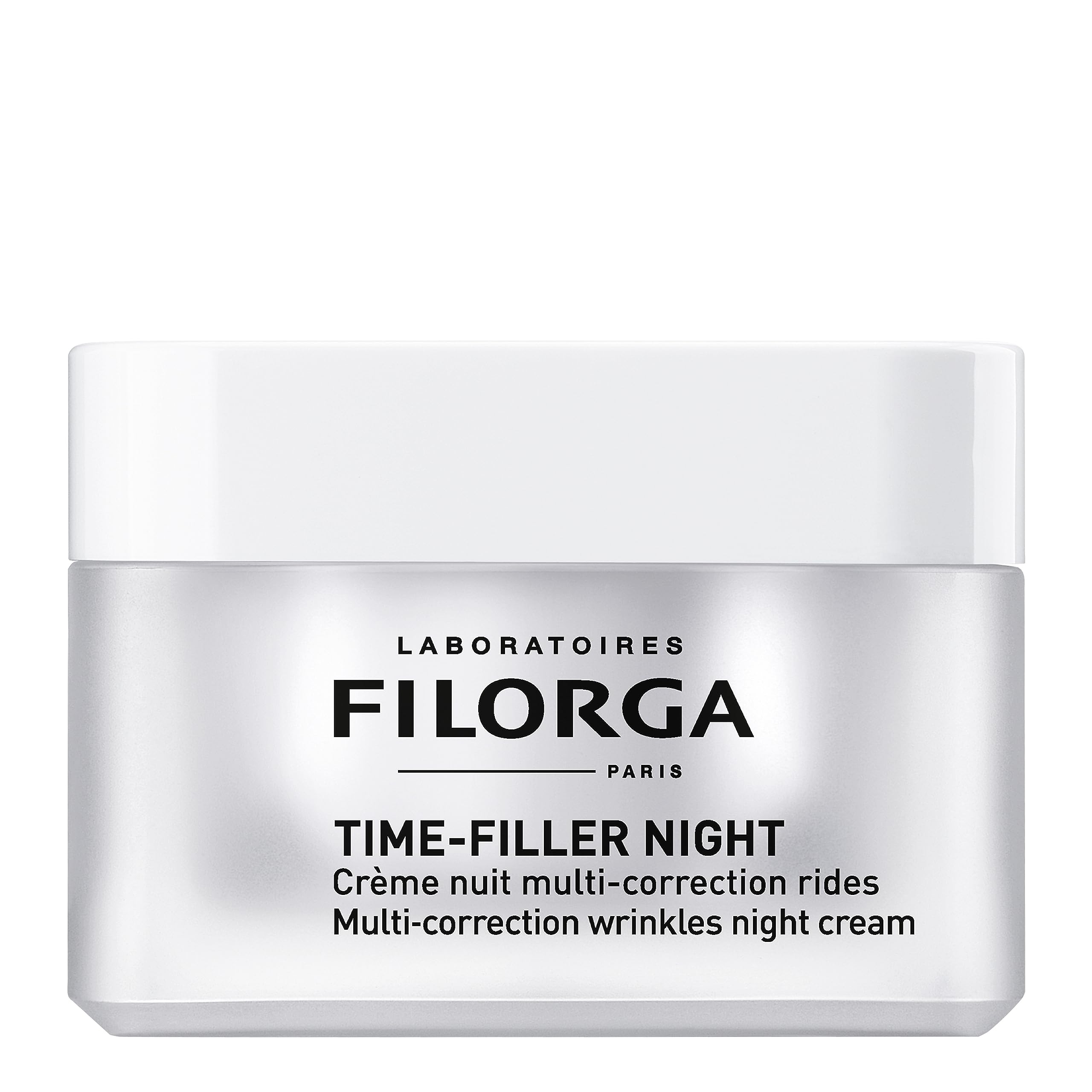 Filorga Time-Filler Night Wrinkle Correction Face Cream, Anti Aging Skin Treatment Made With Hyaluronic Acid and Peptides to Vis