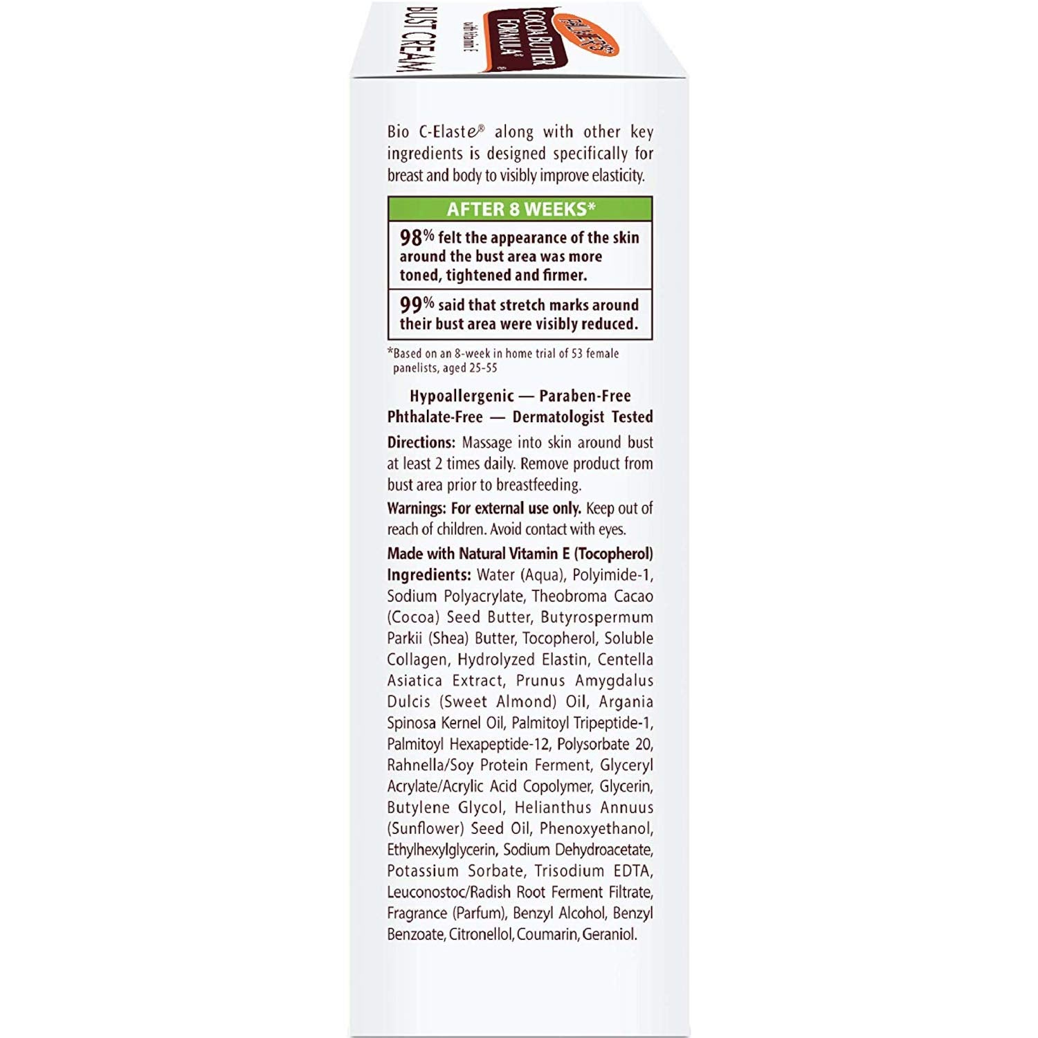 Palmer'S Cocoa Butter Formula Bust Cream With Vitamin E, 4.4 Ounces Each (Pack Of 2)