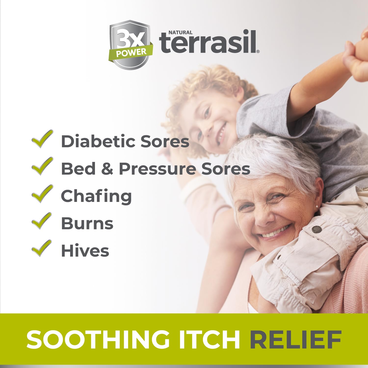 Terrasil Calendula Soap Bar - Relief For Irritated & Itchy Skin, Sensitive Skin, Sores, Hives, Anti-Itch Soap, Natural & Gentle