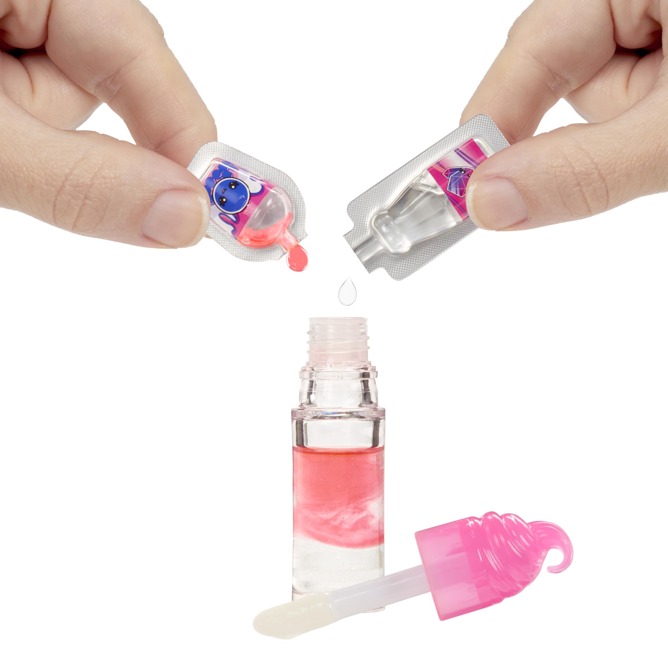 Yummiland Lip Gloss Doll - Roxie Crystal Candy, with DIY Lip Gloss Kit, Ages 4+